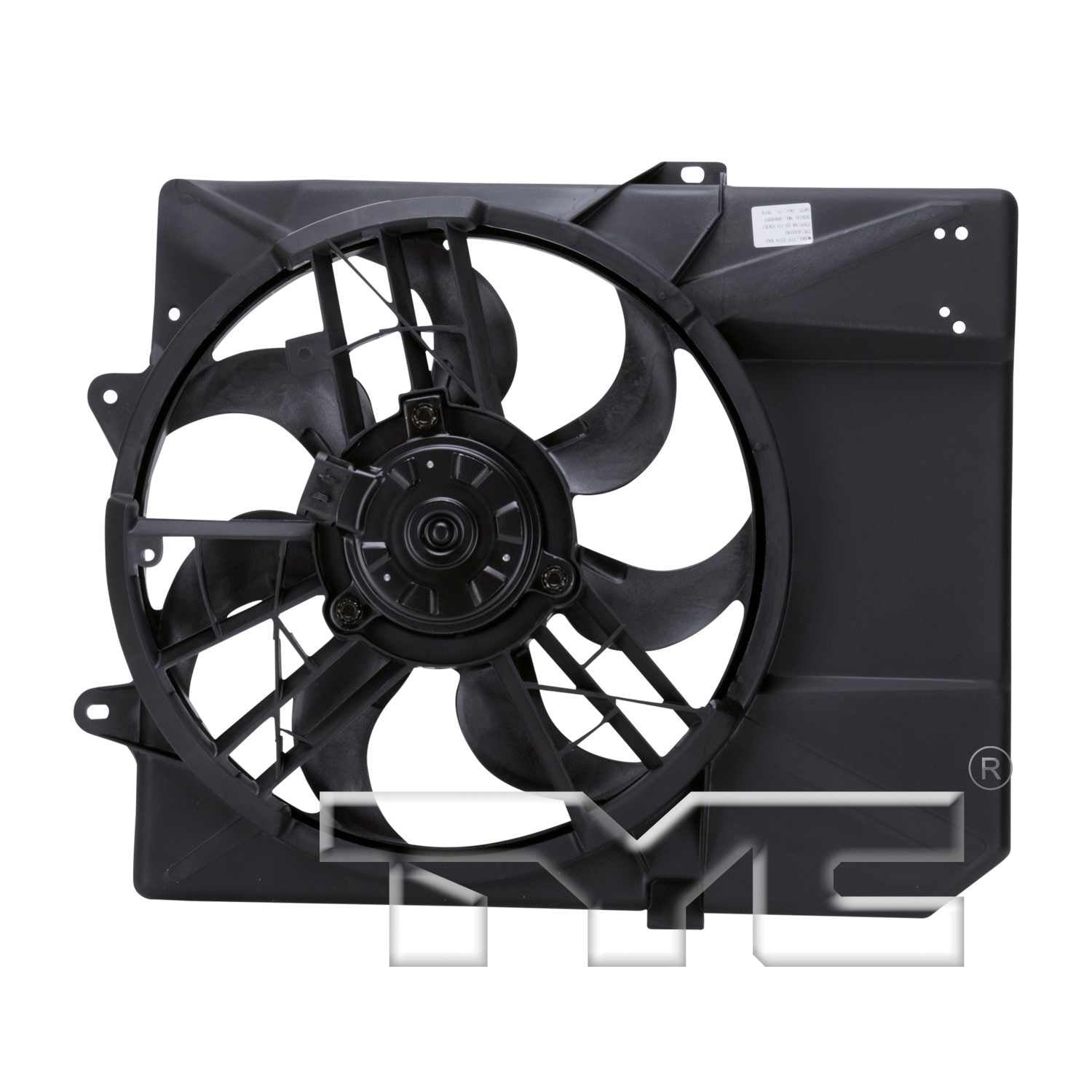 TYC Dual Radiator and Condenser Fan Assembly 620240