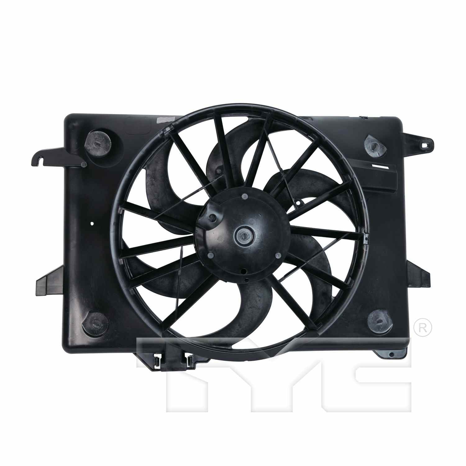 TYC Dual Radiator and Condenser Fan Assembly 620260