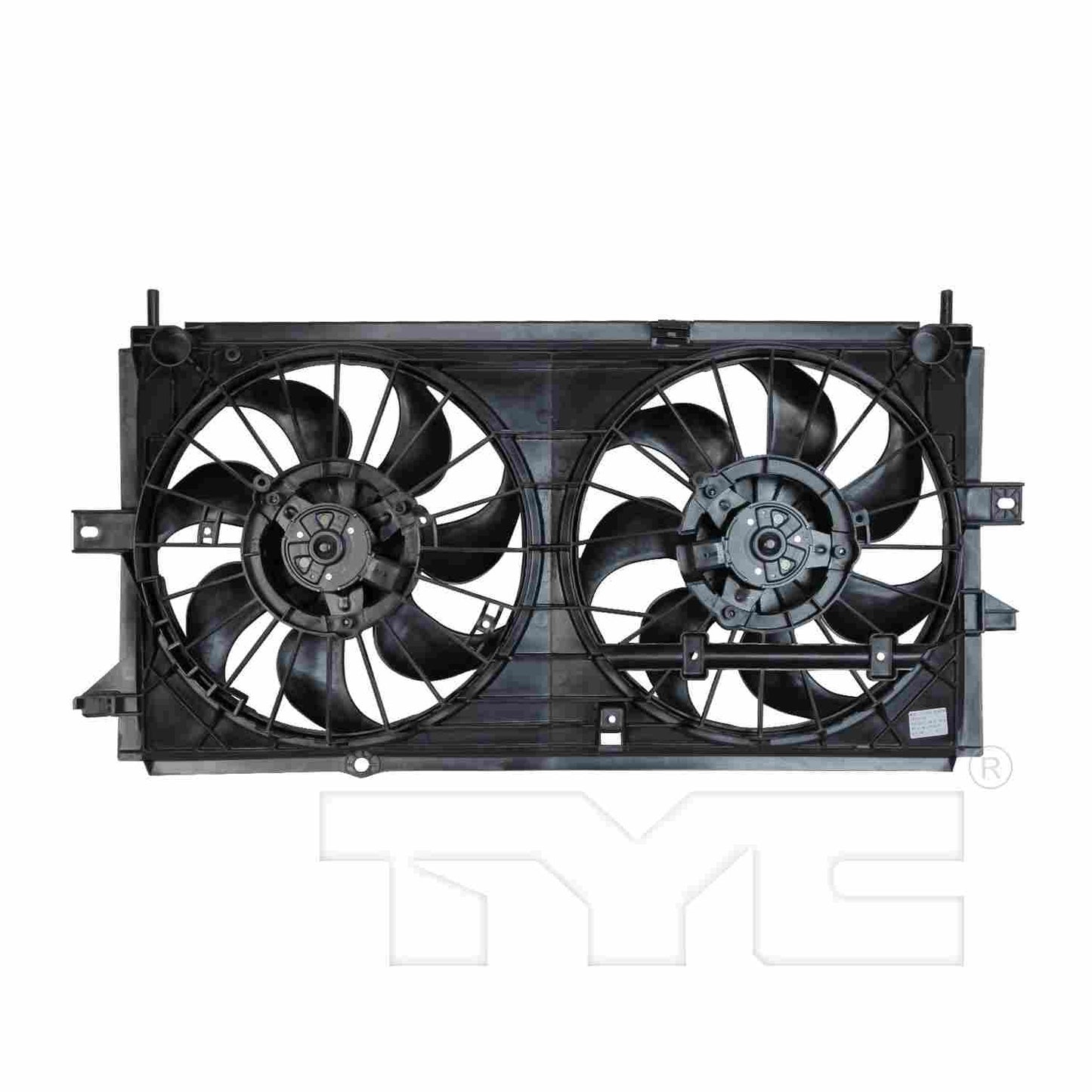 TYC Dual Radiator and Condenser Fan Assembly 620380