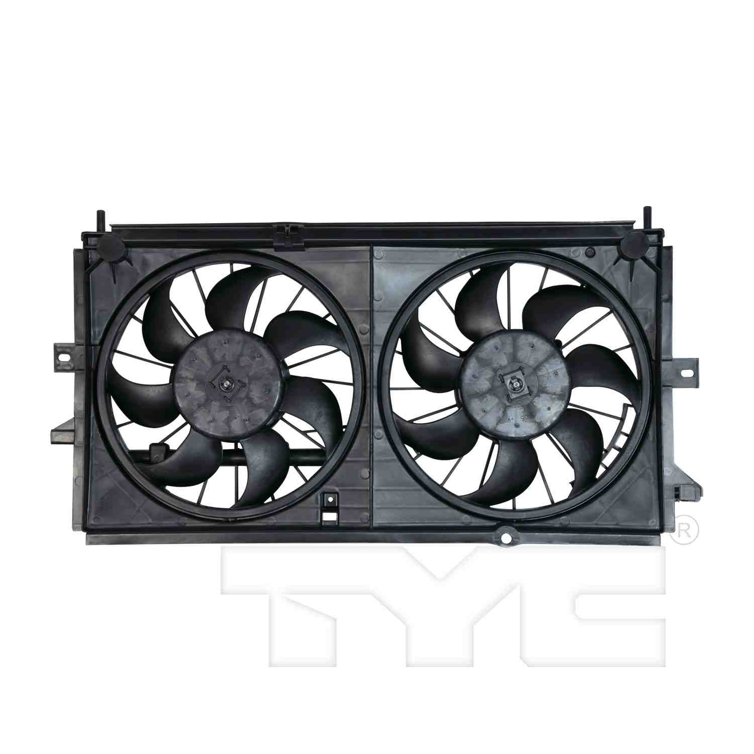 TYC Dual Radiator and Condenser Fan Assembly 620380