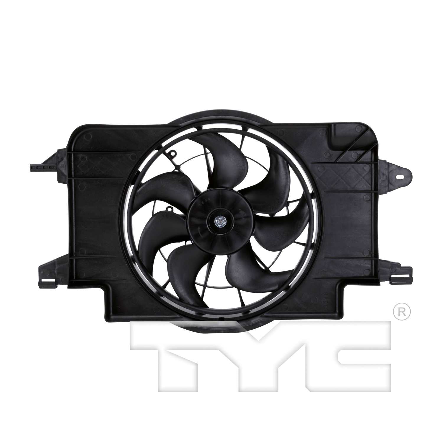 TYC Dual Radiator and Condenser Fan Assembly 620390