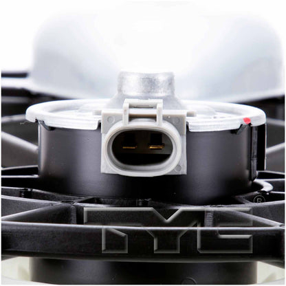 TYC Dual Radiator and Condenser Fan Assembly