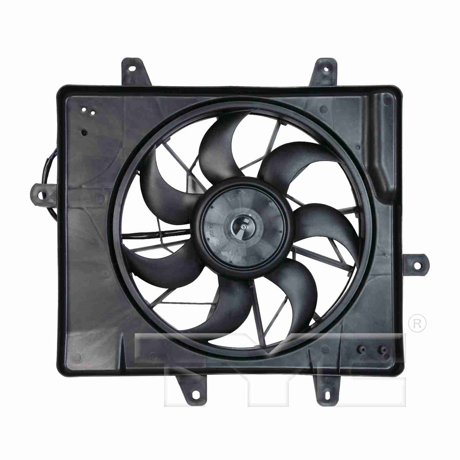 TYC Dual Radiator and Condenser Fan Assembly 620440