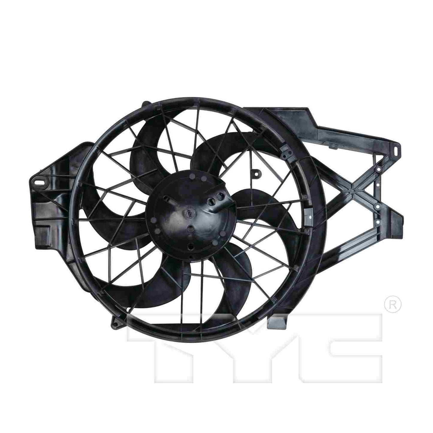 TYC Dual Radiator and Condenser Fan Assembly 620500