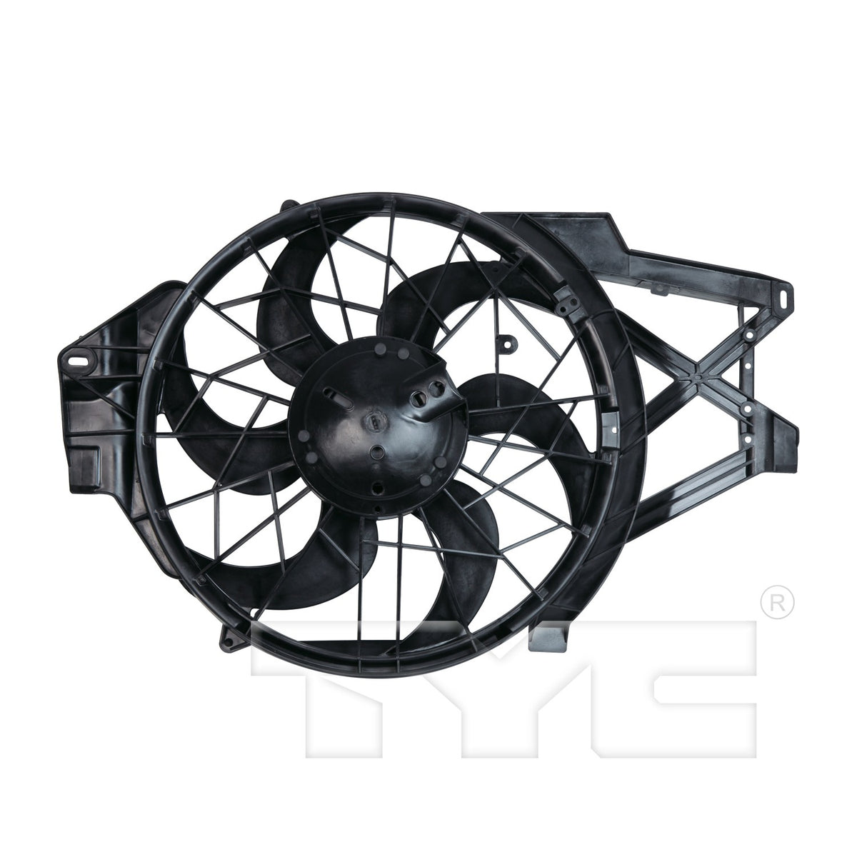 TYC Dual Radiator and Condenser Fan Assembly 620500