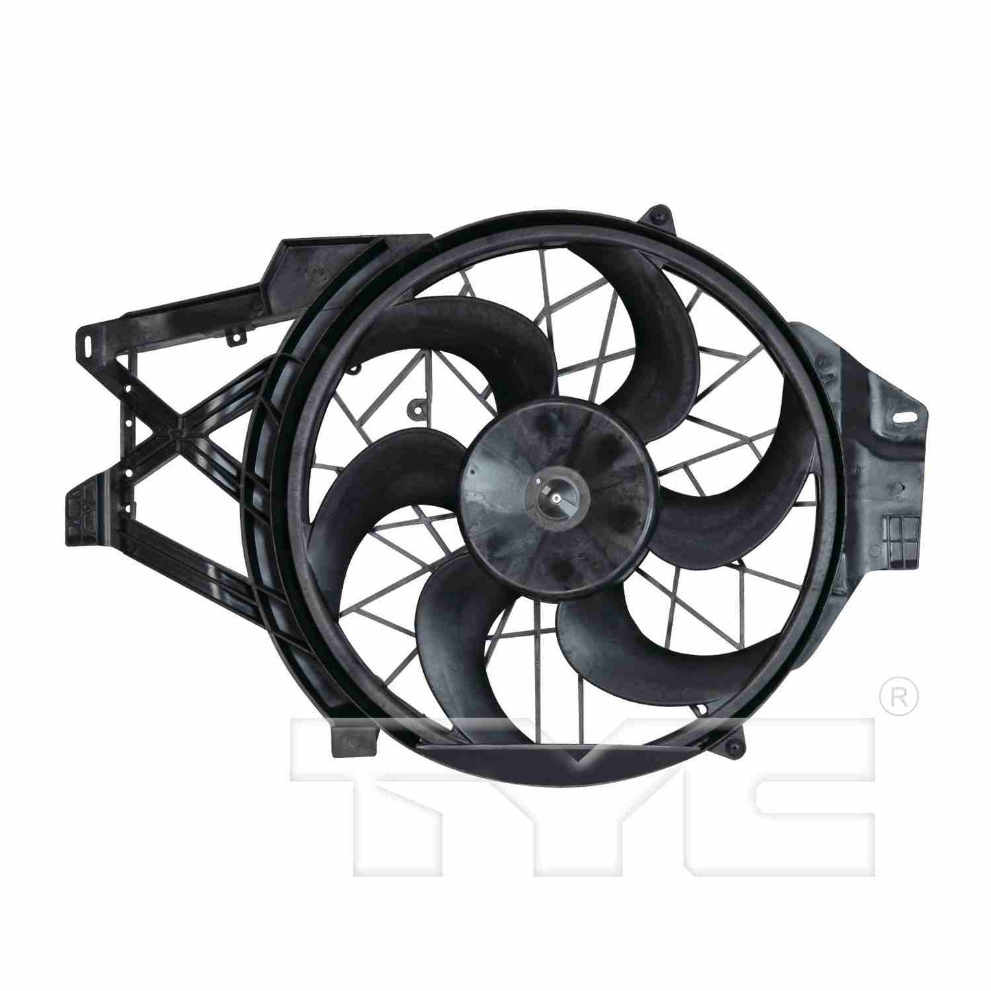 TYC Dual Radiator and Condenser Fan Assembly 620500