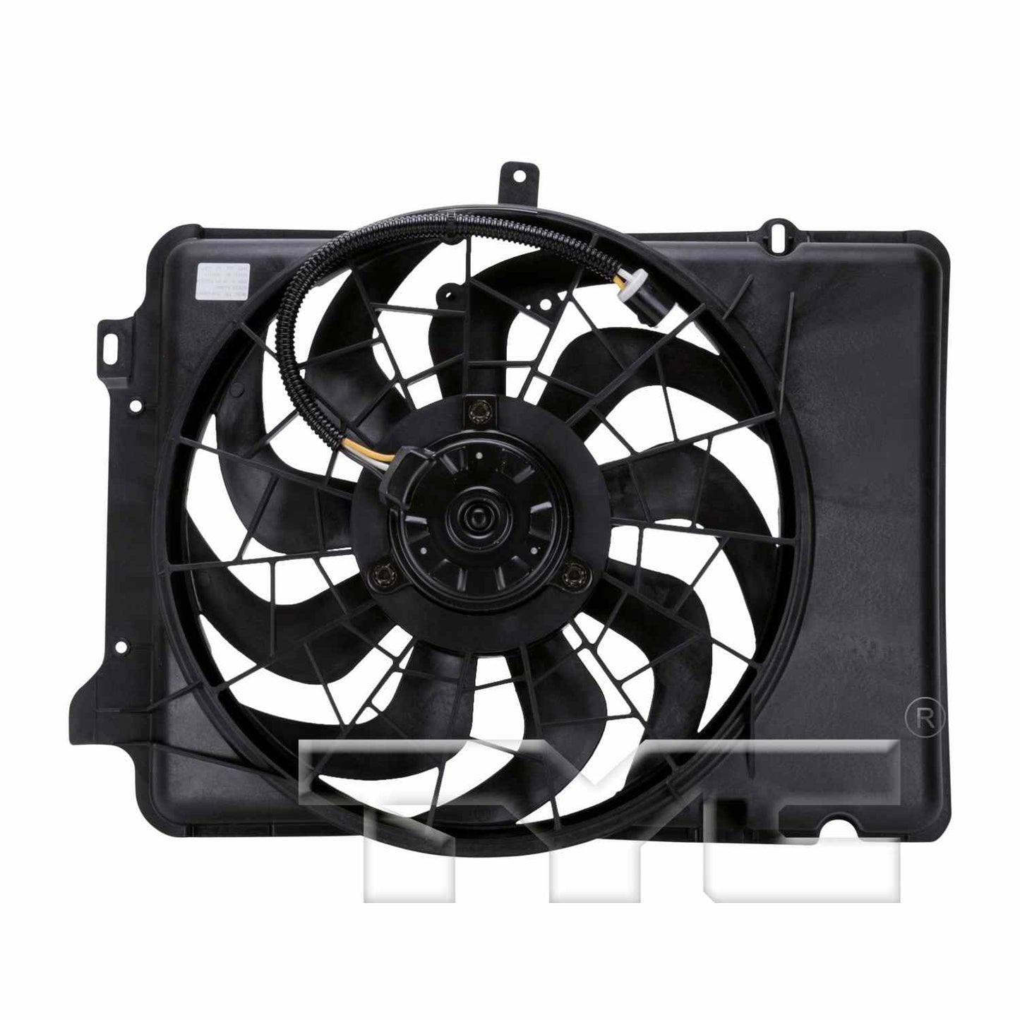TYC Dual Radiator and Condenser Fan Assembly 620640