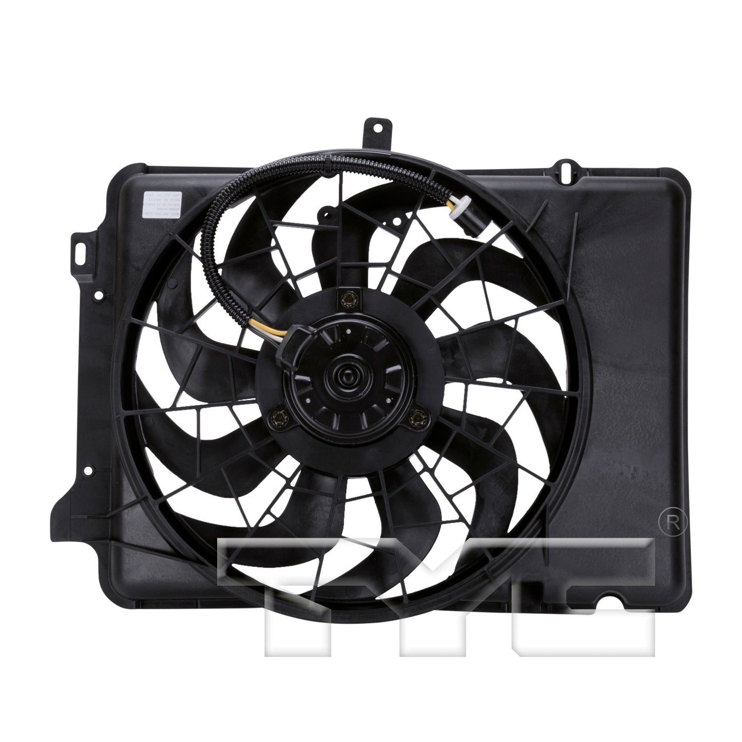 TYC Dual Radiator and Condenser Fan Assembly 620640
