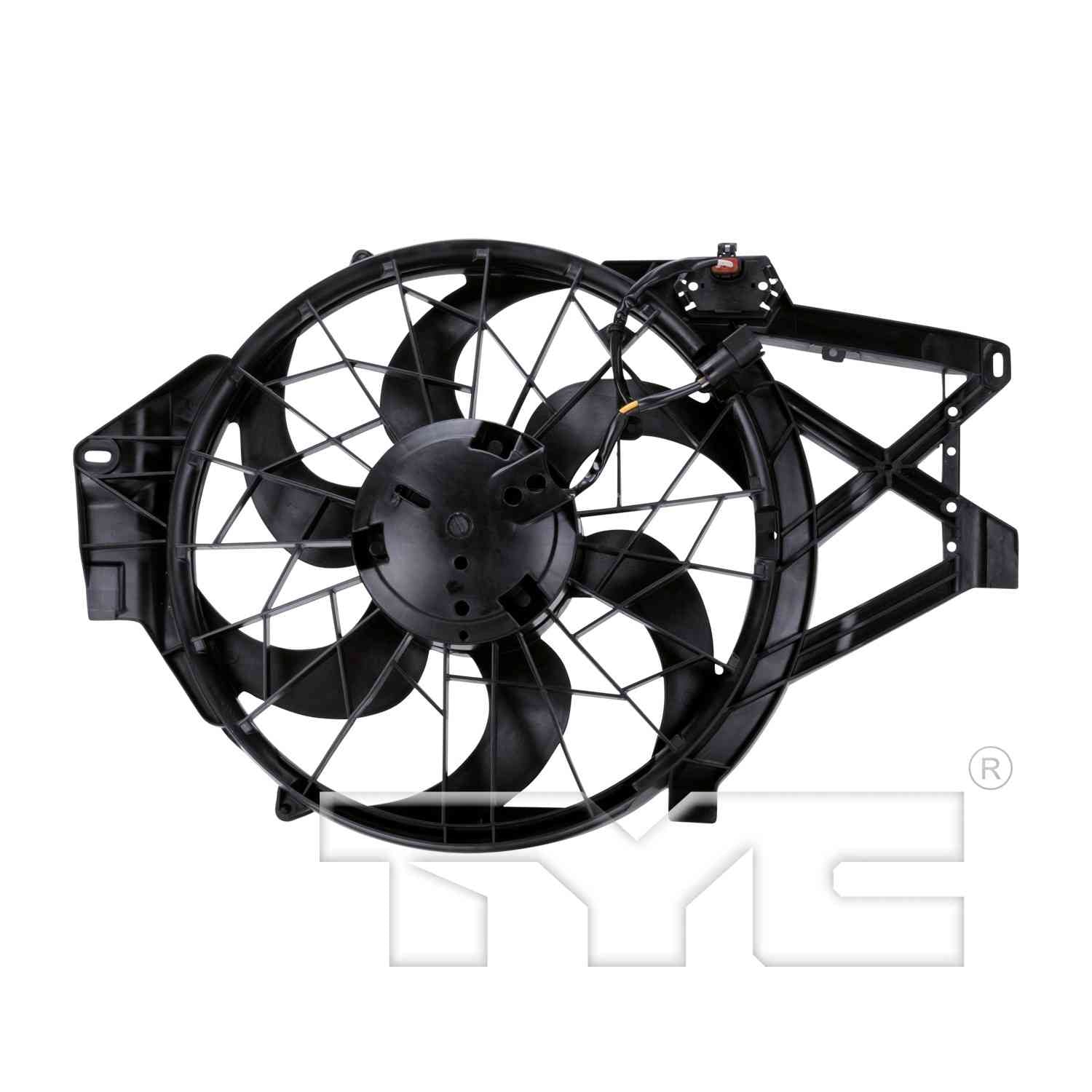 TYC Dual Radiator and Condenser Fan Assembly 620650