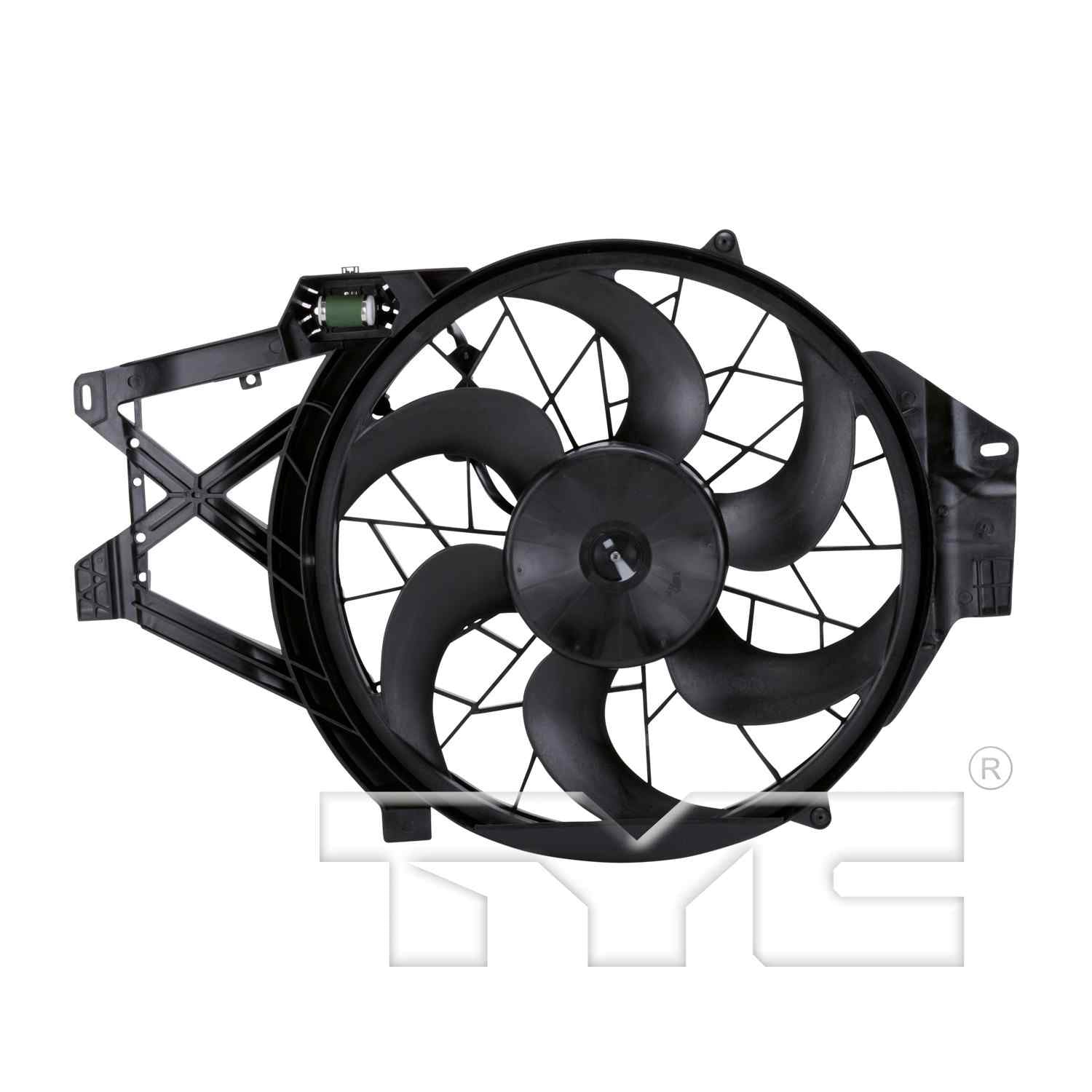 TYC Dual Radiator and Condenser Fan Assembly 620650