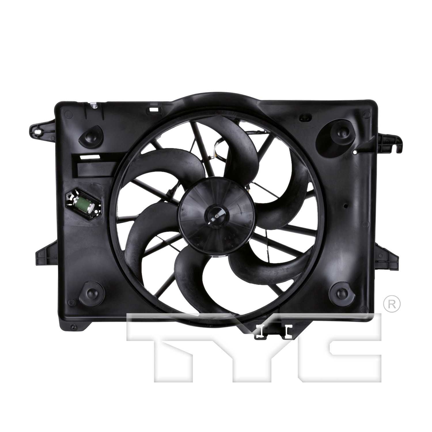 TYC Dual Radiator and Condenser Fan Assembly 620680
