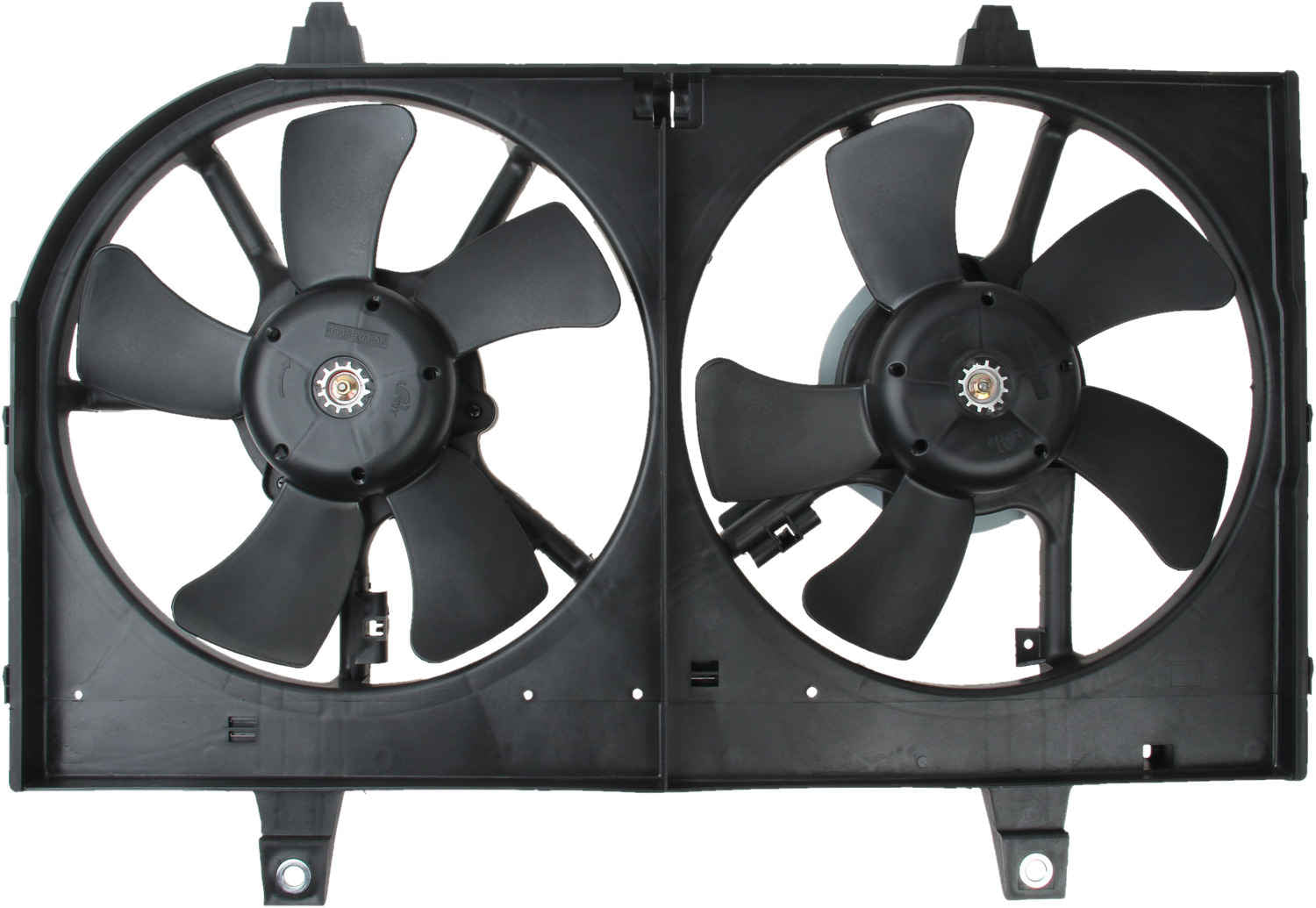 TYC Dual Radiator and Condenser Fan Assembly