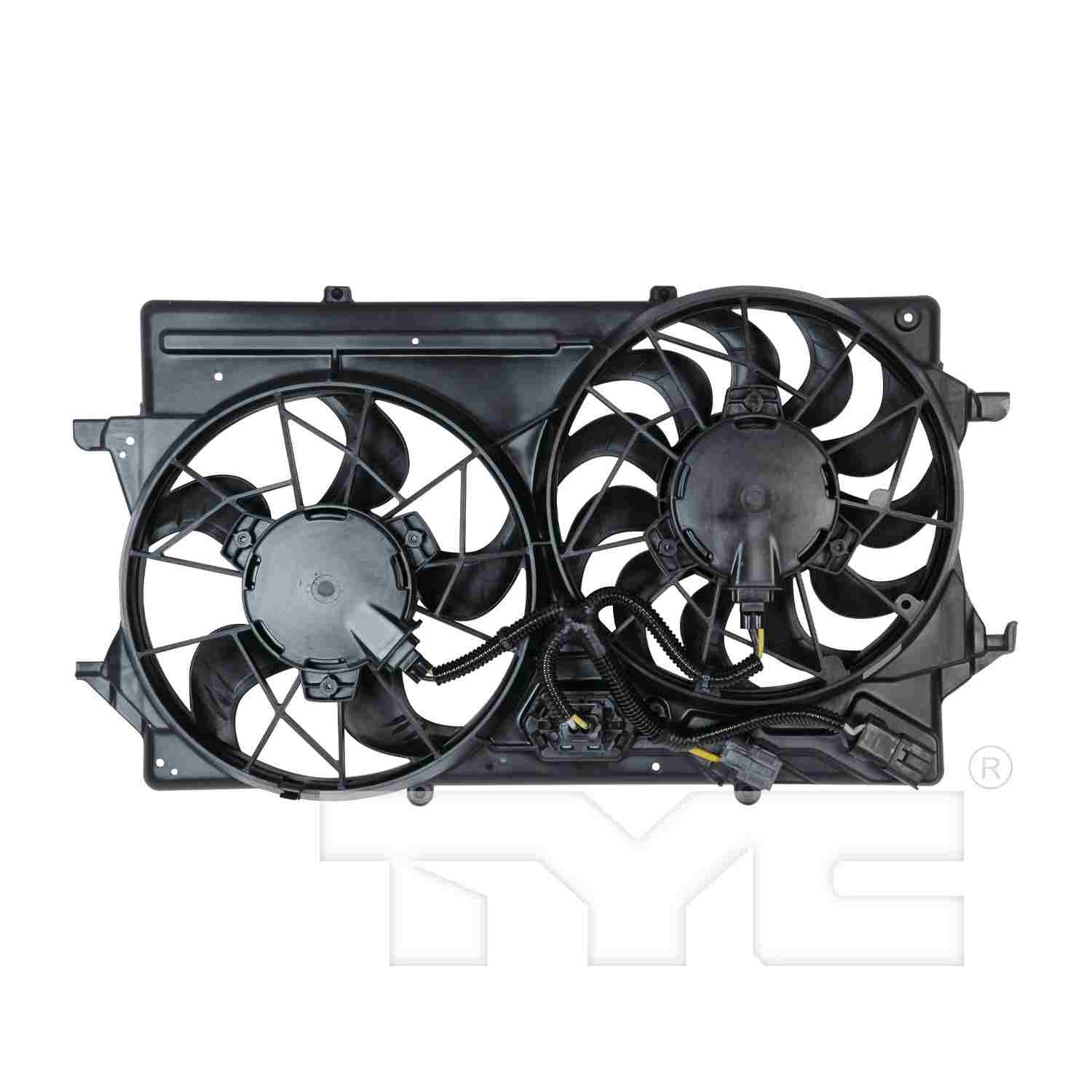 TYC Dual Radiator and Condenser Fan Assembly 620720