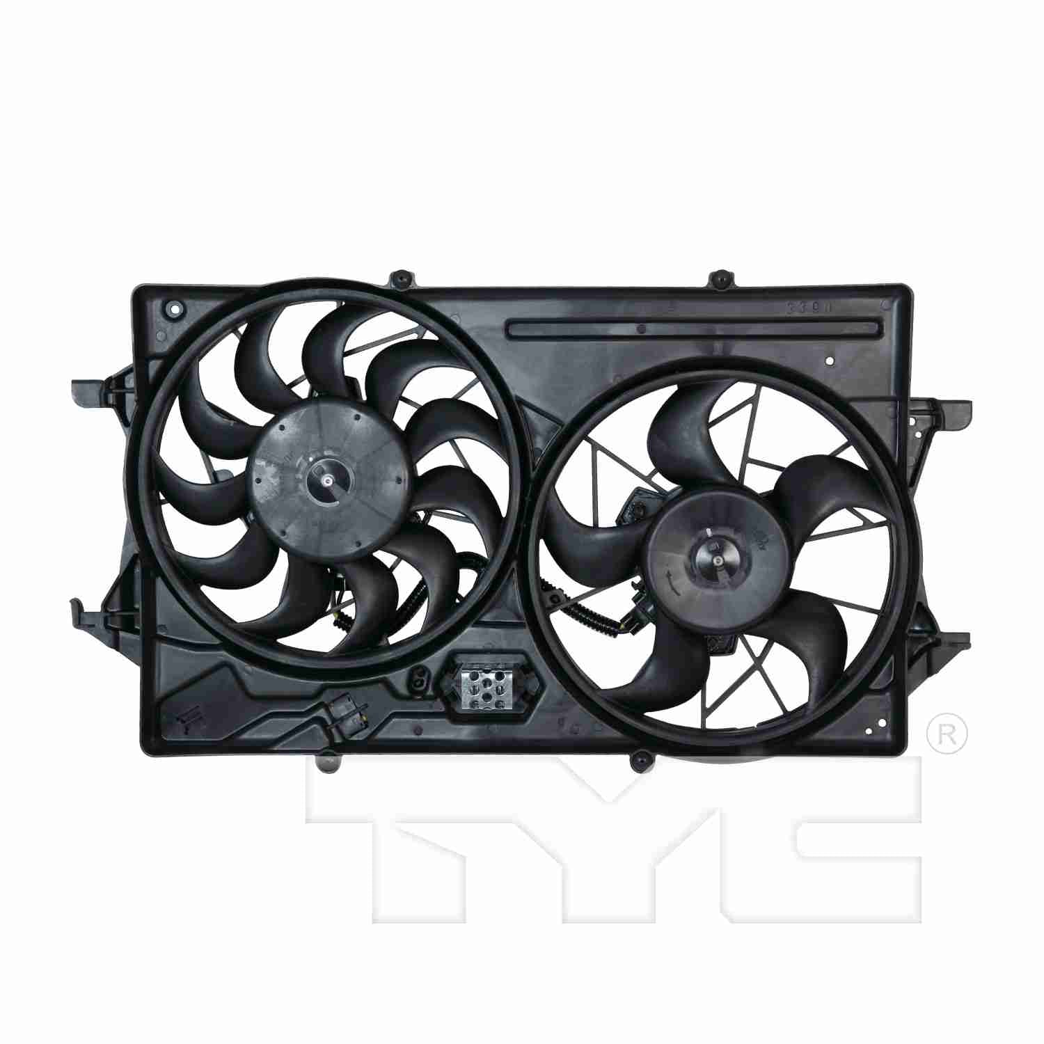TYC Dual Radiator and Condenser Fan Assembly 620720