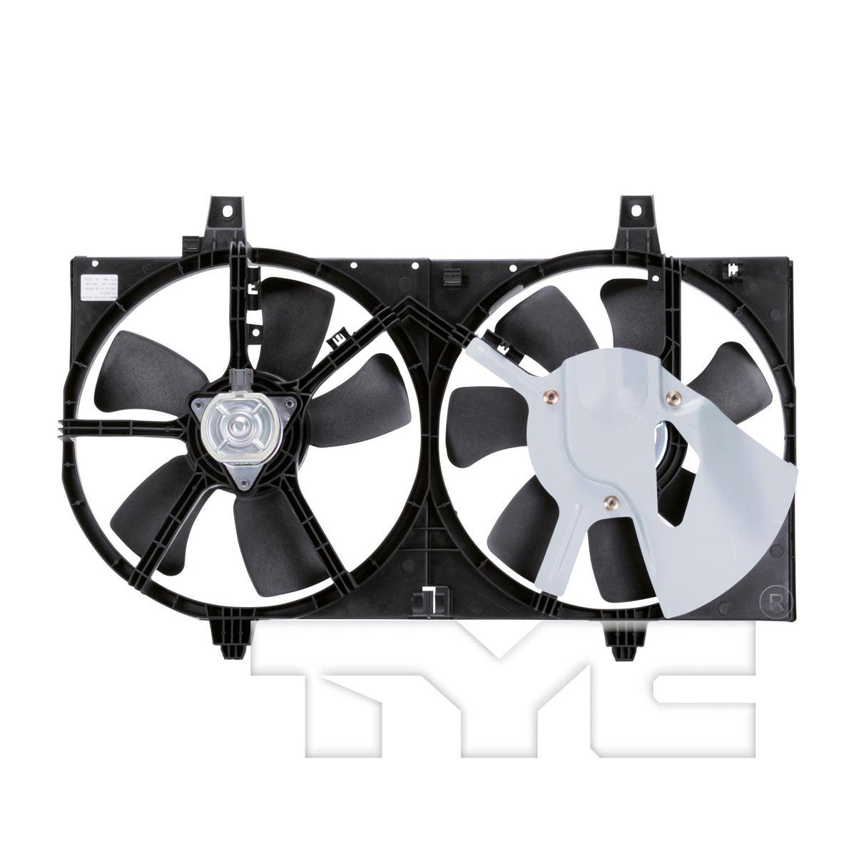 TYC Dual Radiator and Condenser Fan Assembly