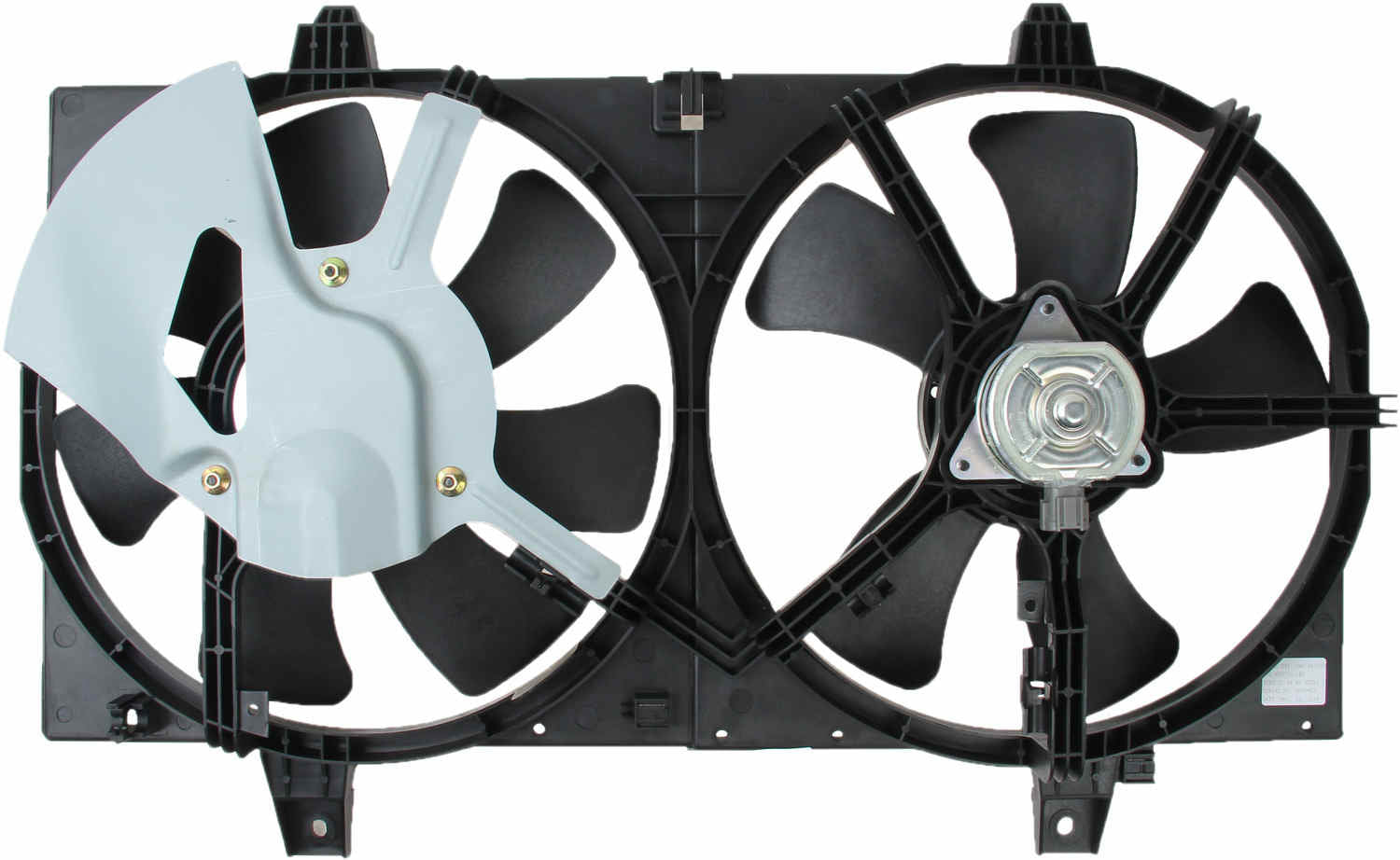 TYC Dual Radiator and Condenser Fan Assembly