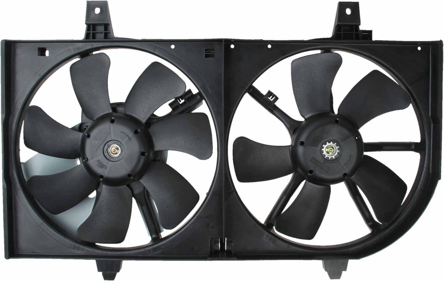 TYC Dual Radiator and Condenser Fan Assembly