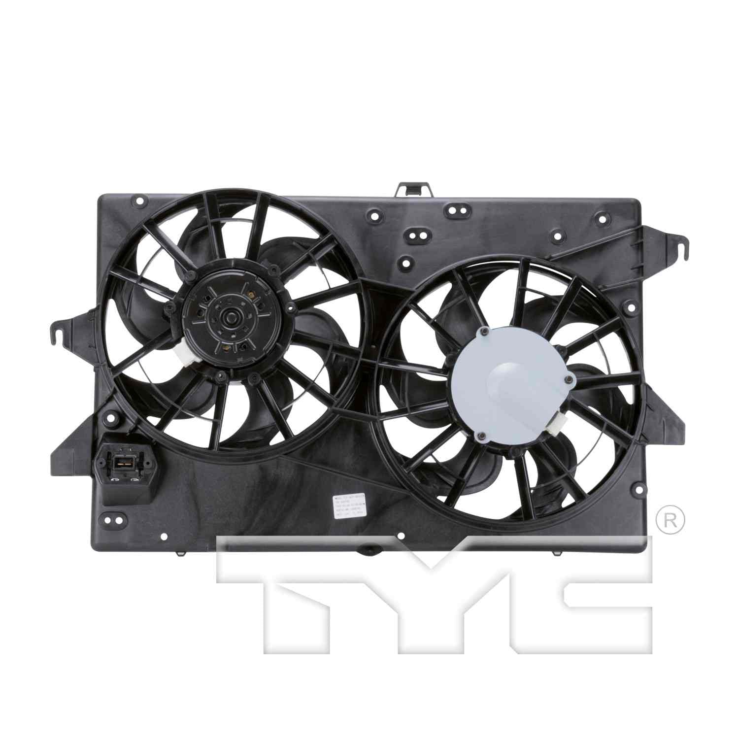 TYC Dual Radiator and Condenser Fan Assembly 620750
