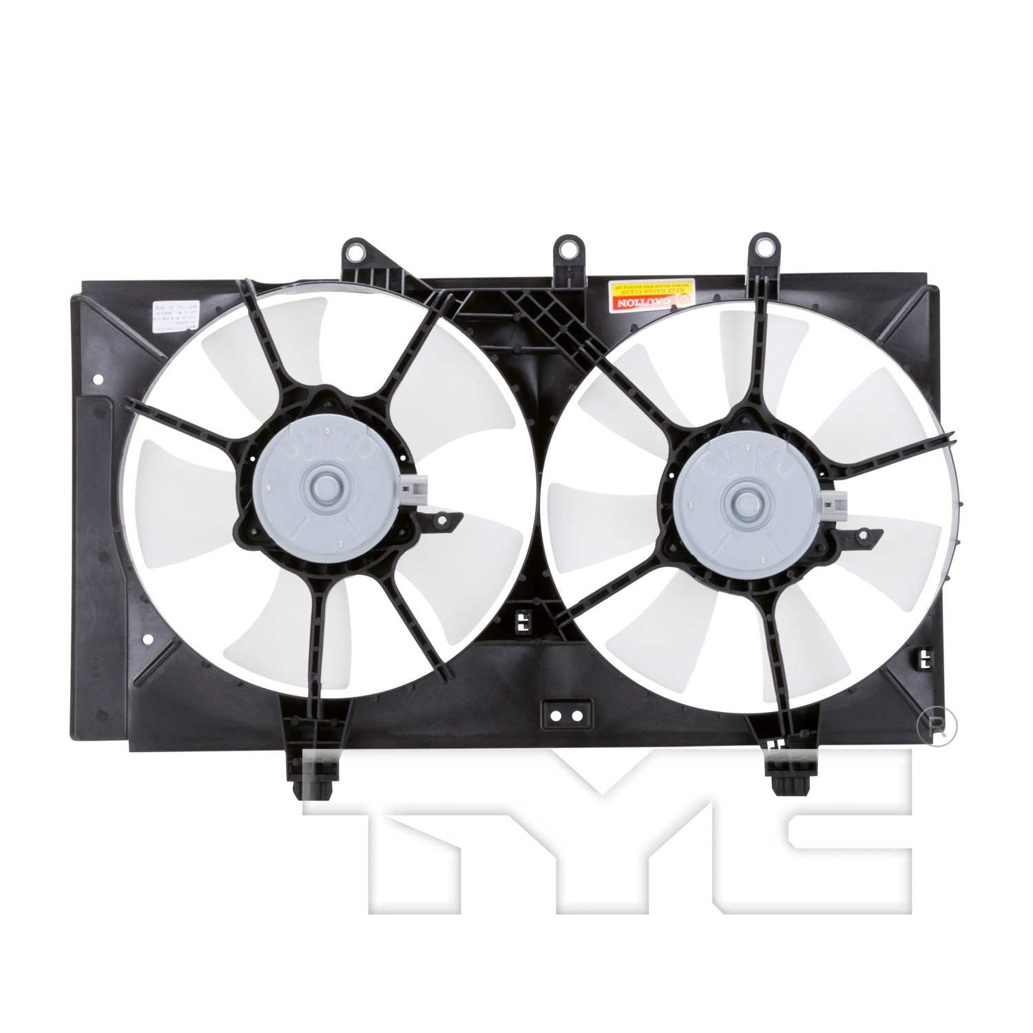 TYC Dual Radiator and Condenser Fan Assembly 620820
