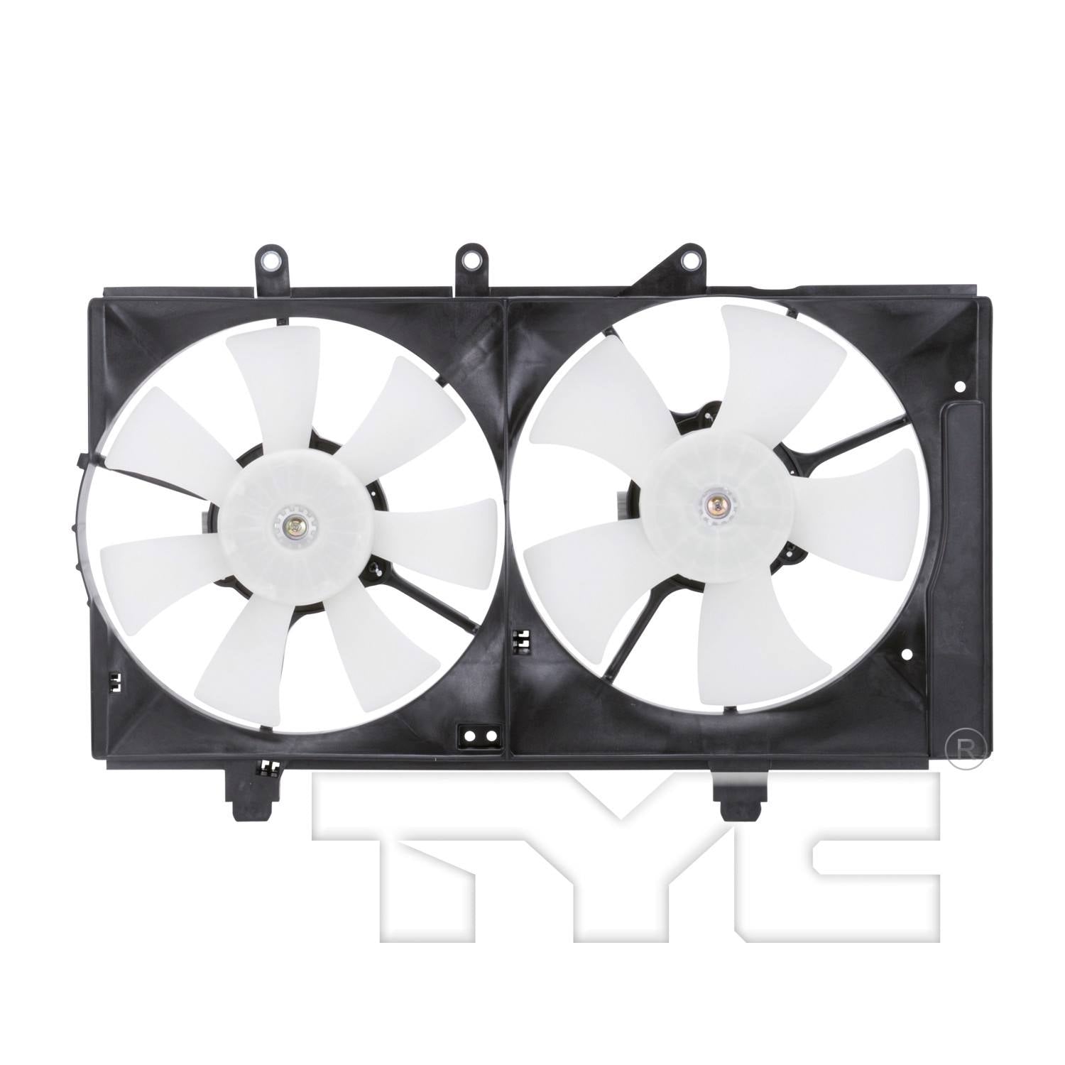 TYC Dual Radiator and Condenser Fan Assembly 620820