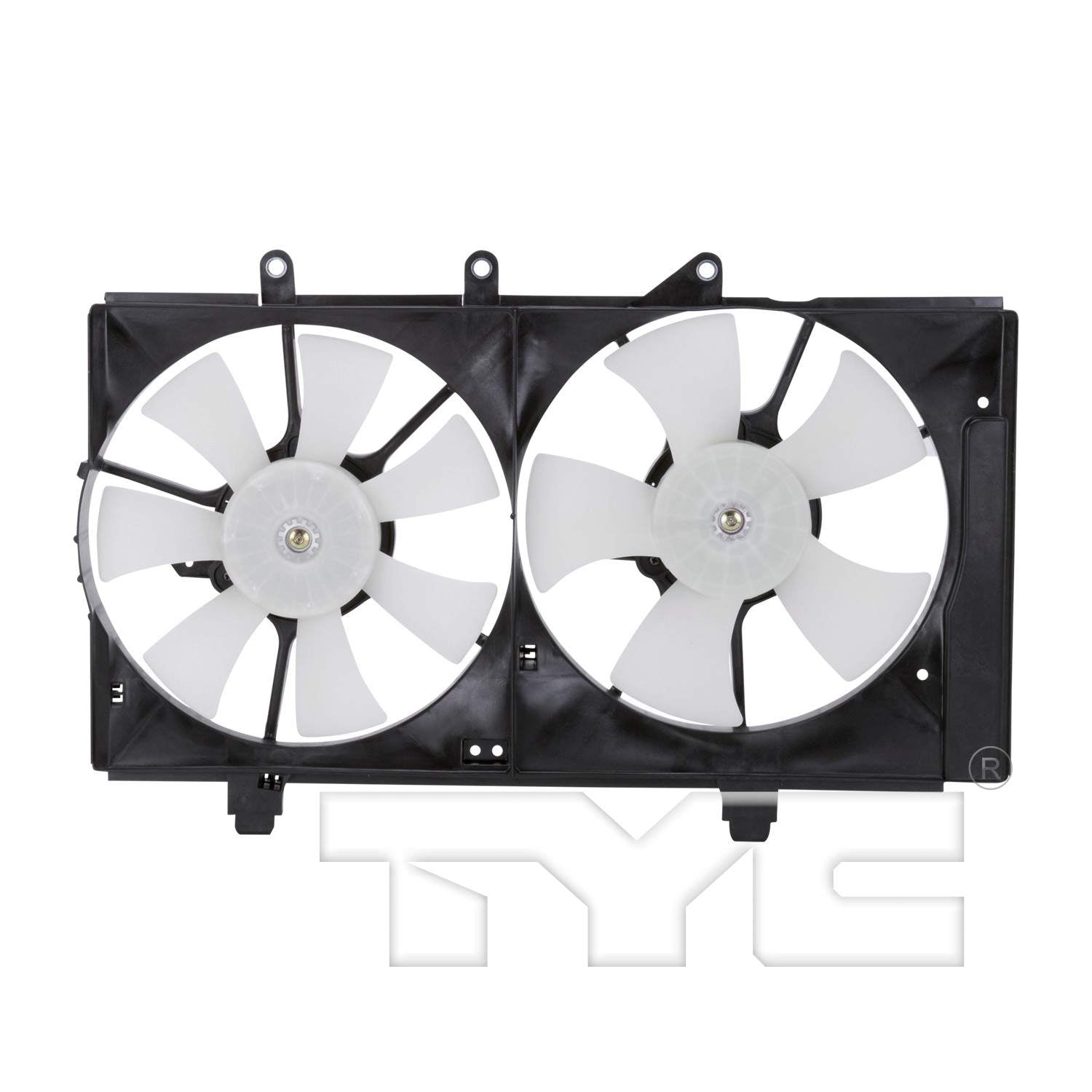 TYC Dual Radiator and Condenser Fan Assembly 620830