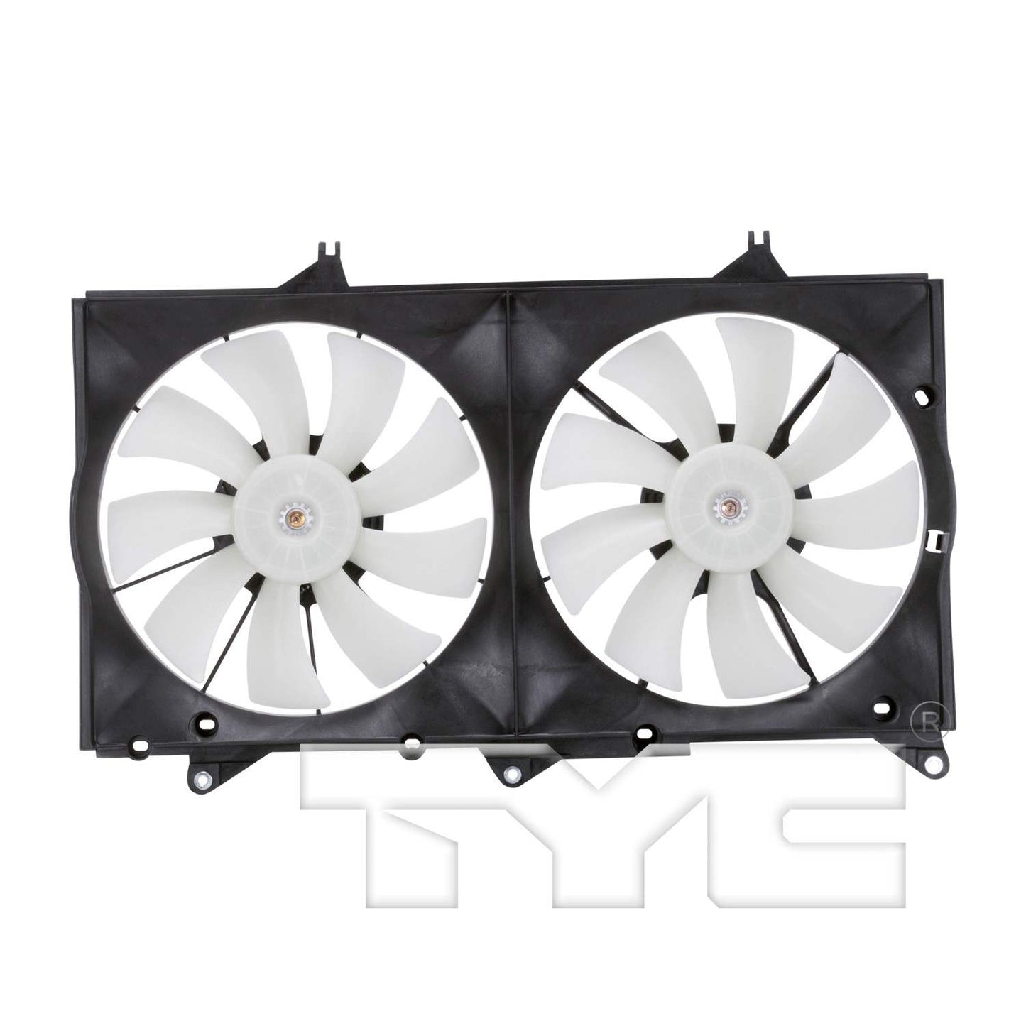 TYC Dual Radiator and Condenser Fan Assembly 620870