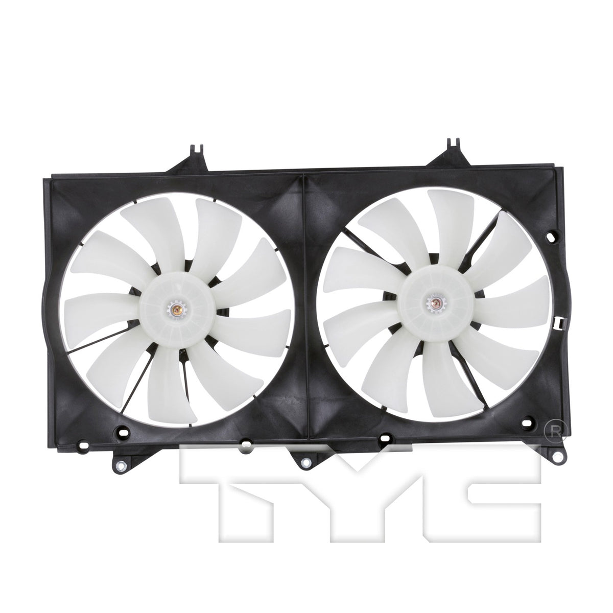 TYC Dual Radiator and Condenser Fan Assembly 620870