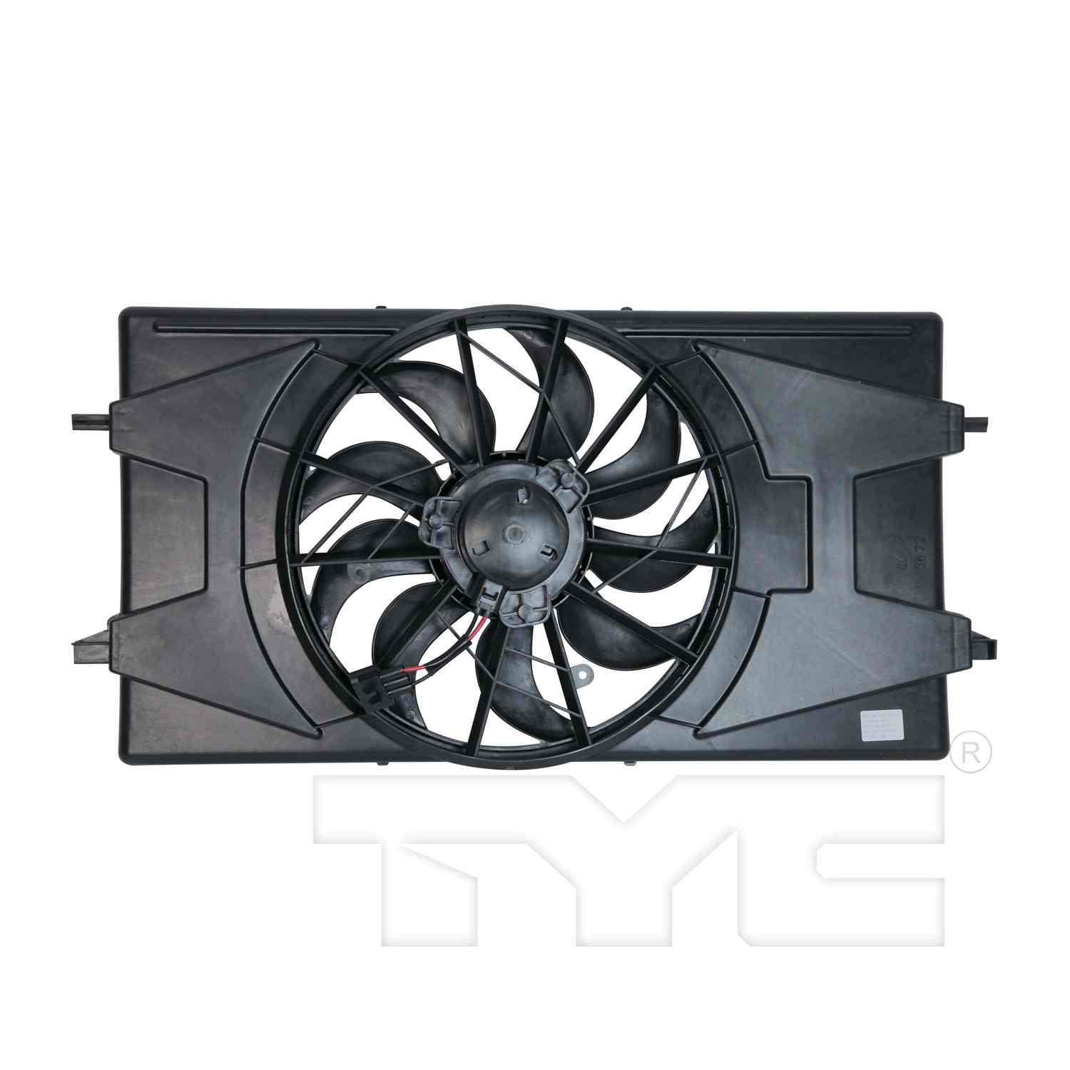 TYC Dual Radiator and Condenser Fan Assembly 620900