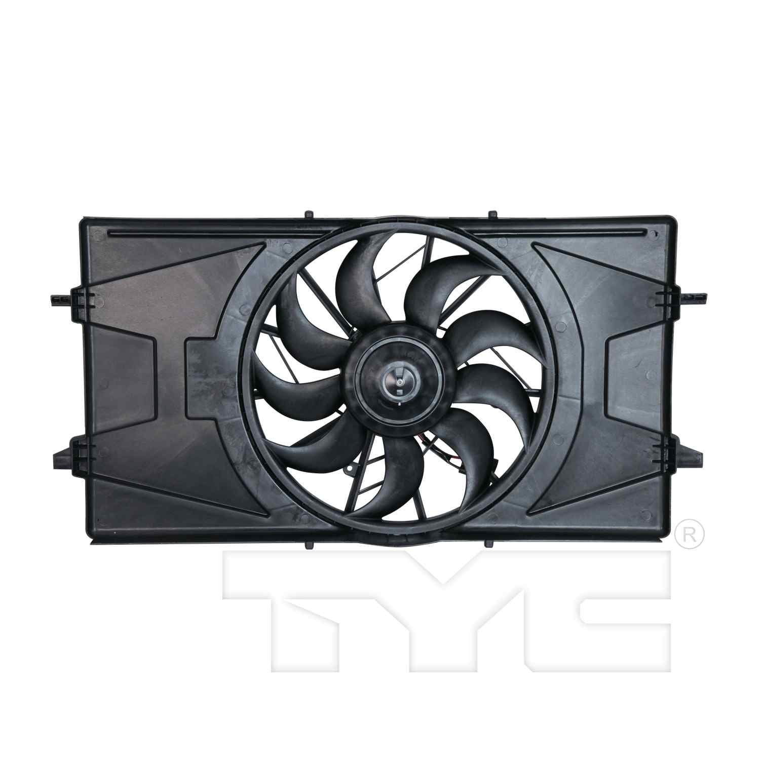 TYC Dual Radiator and Condenser Fan Assembly 620900