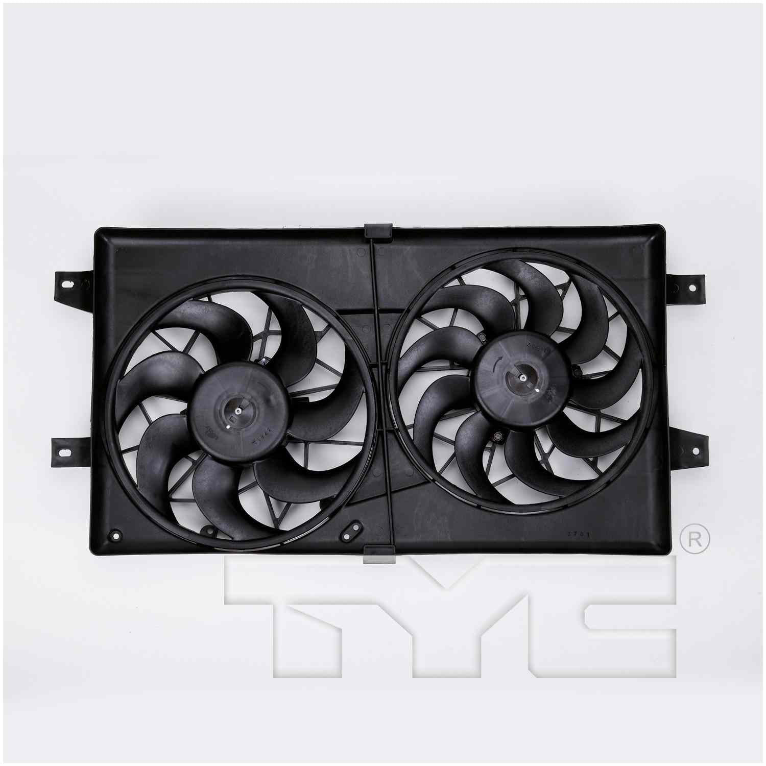 TYC Dual Radiator and Condenser Fan Assembly 620910