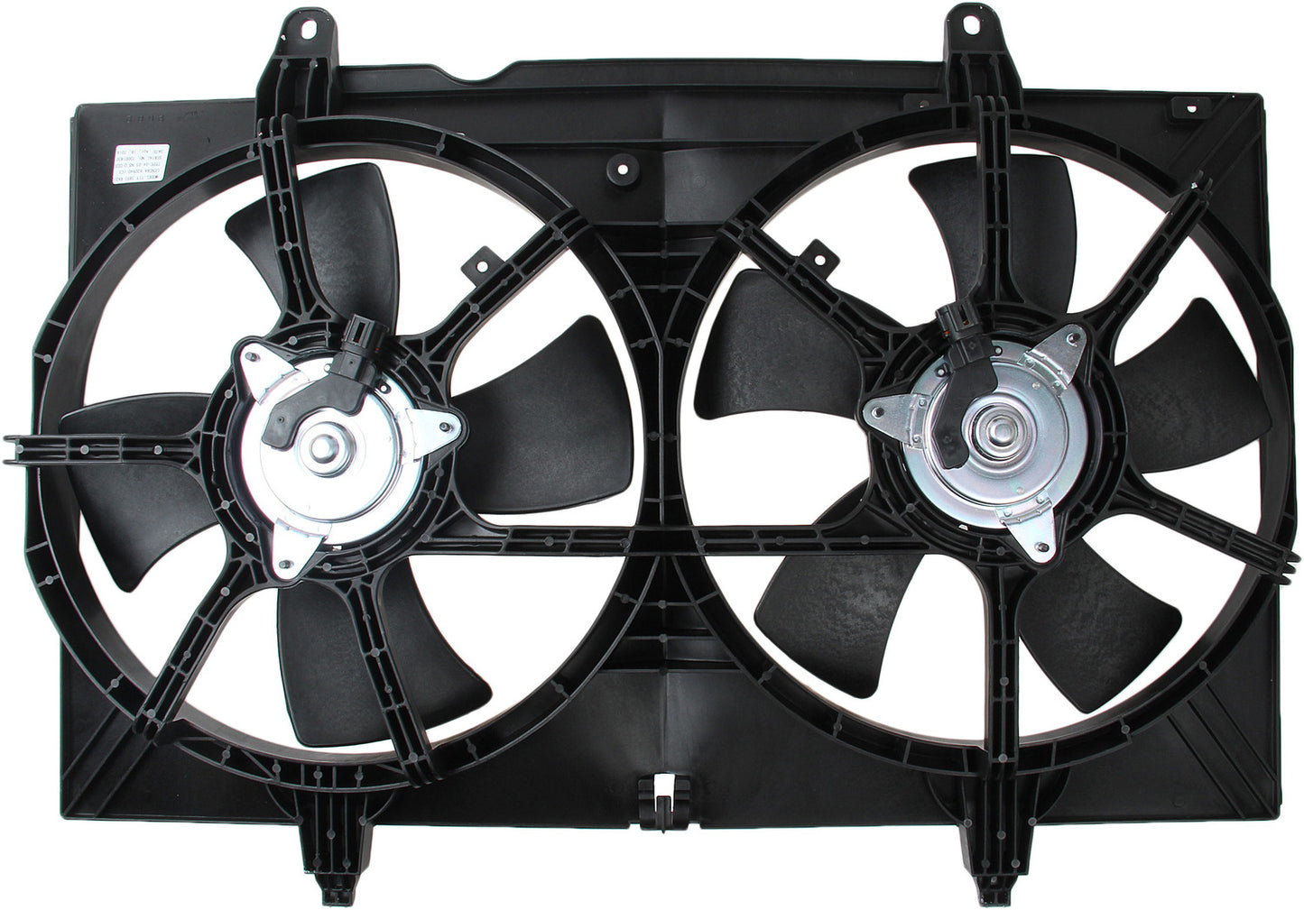 TYC Dual Radiator and Condenser Fan Assembly