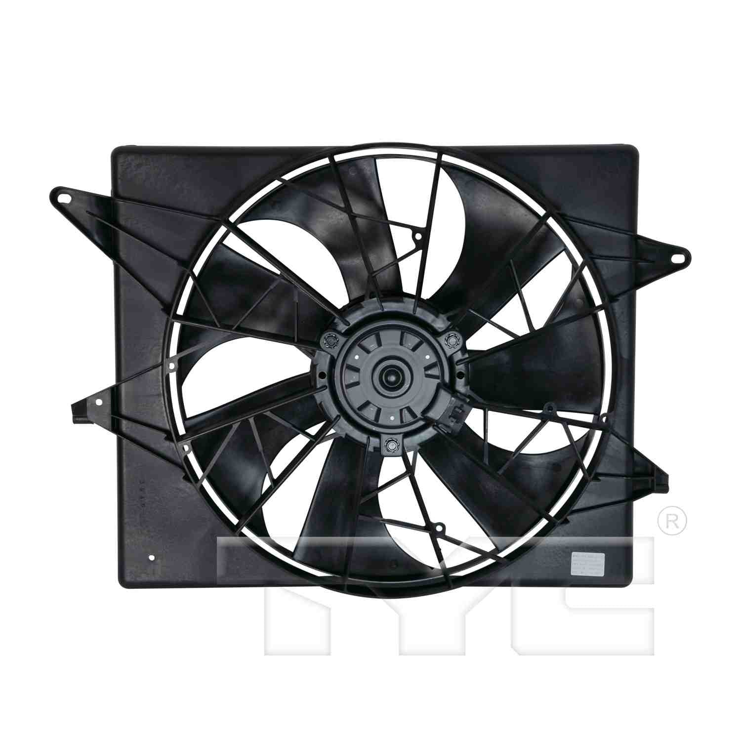 TYC Dual Radiator and Condenser Fan Assembly 620950