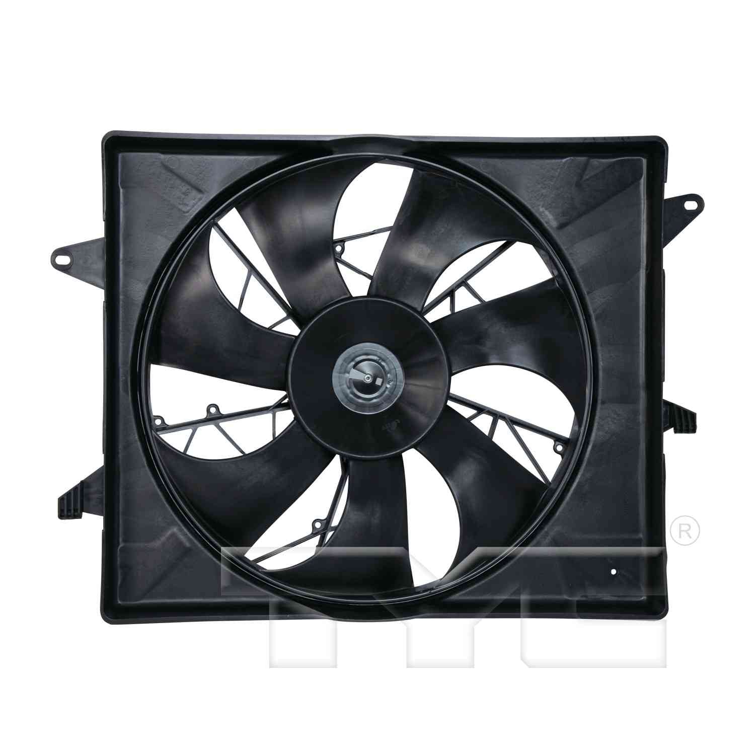 TYC Dual Radiator and Condenser Fan Assembly 620950