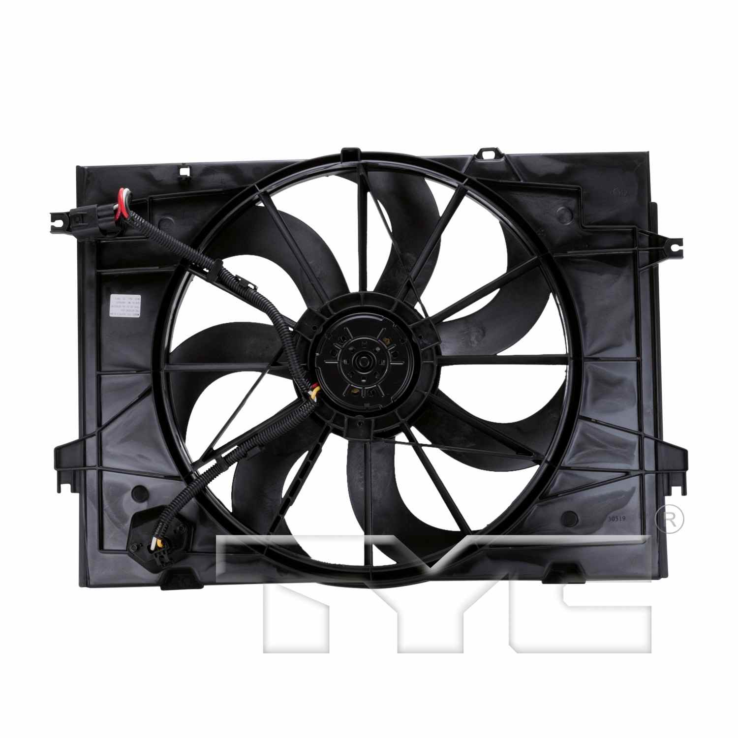 TYC Dual Radiator and Condenser Fan Assembly 621030
