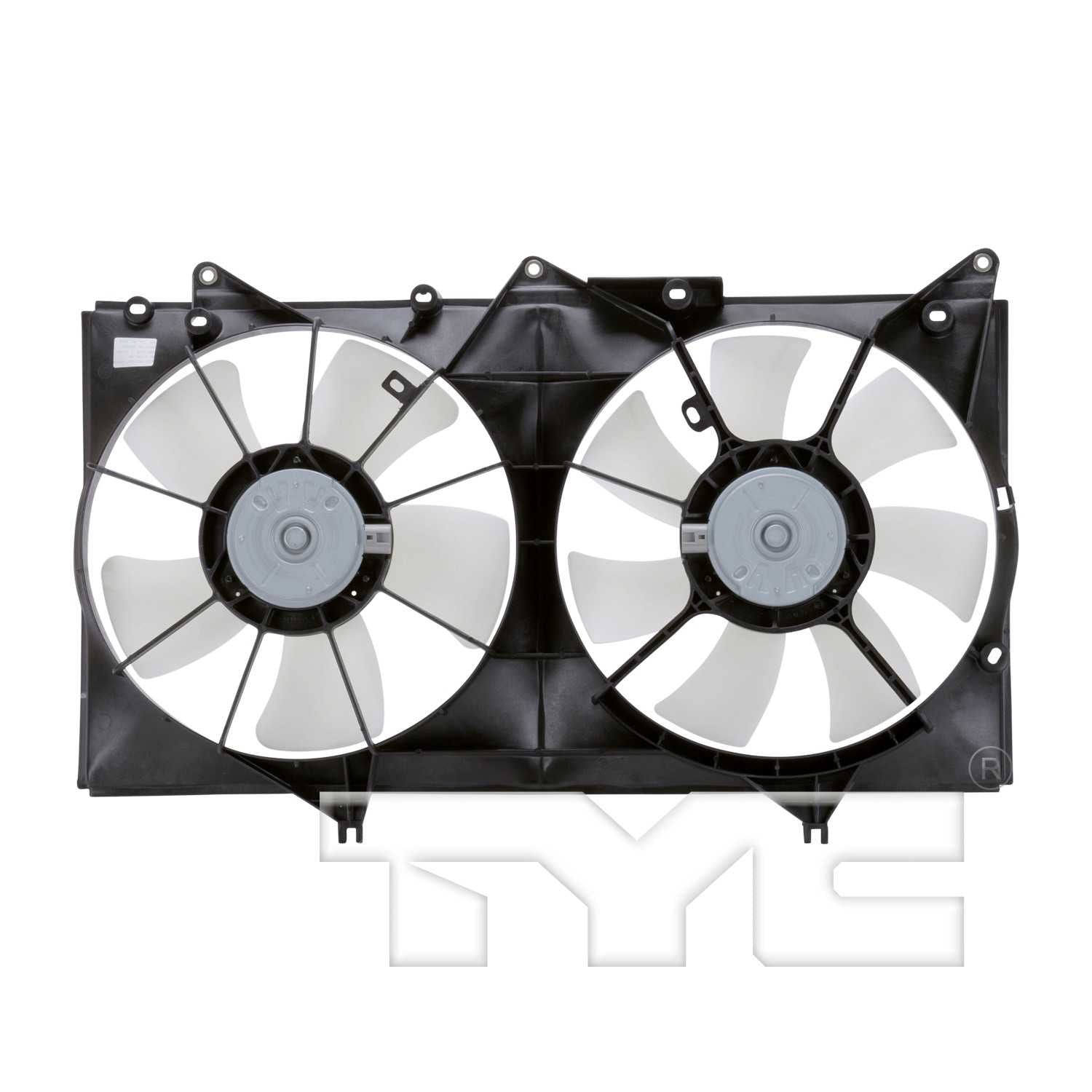 TYC Dual Radiator and Condenser Fan Assembly 621060