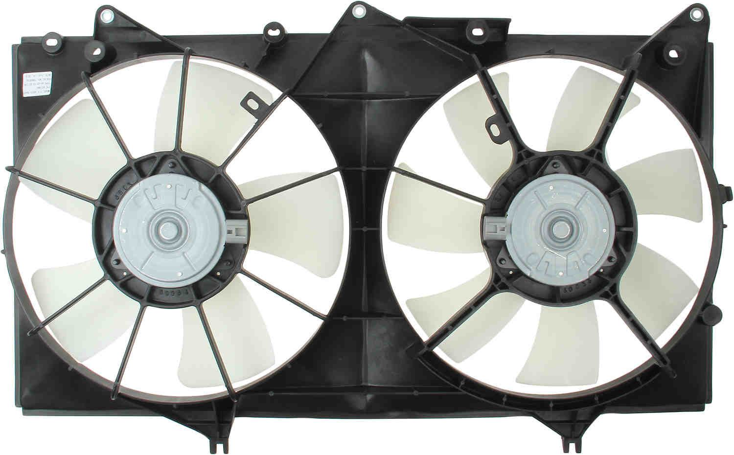 TYC Dual Radiator and Condenser Fan Assembly 621060