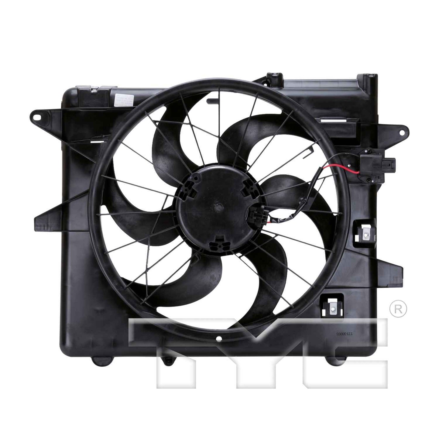 TYC Dual Radiator and Condenser Fan Assembly 621070