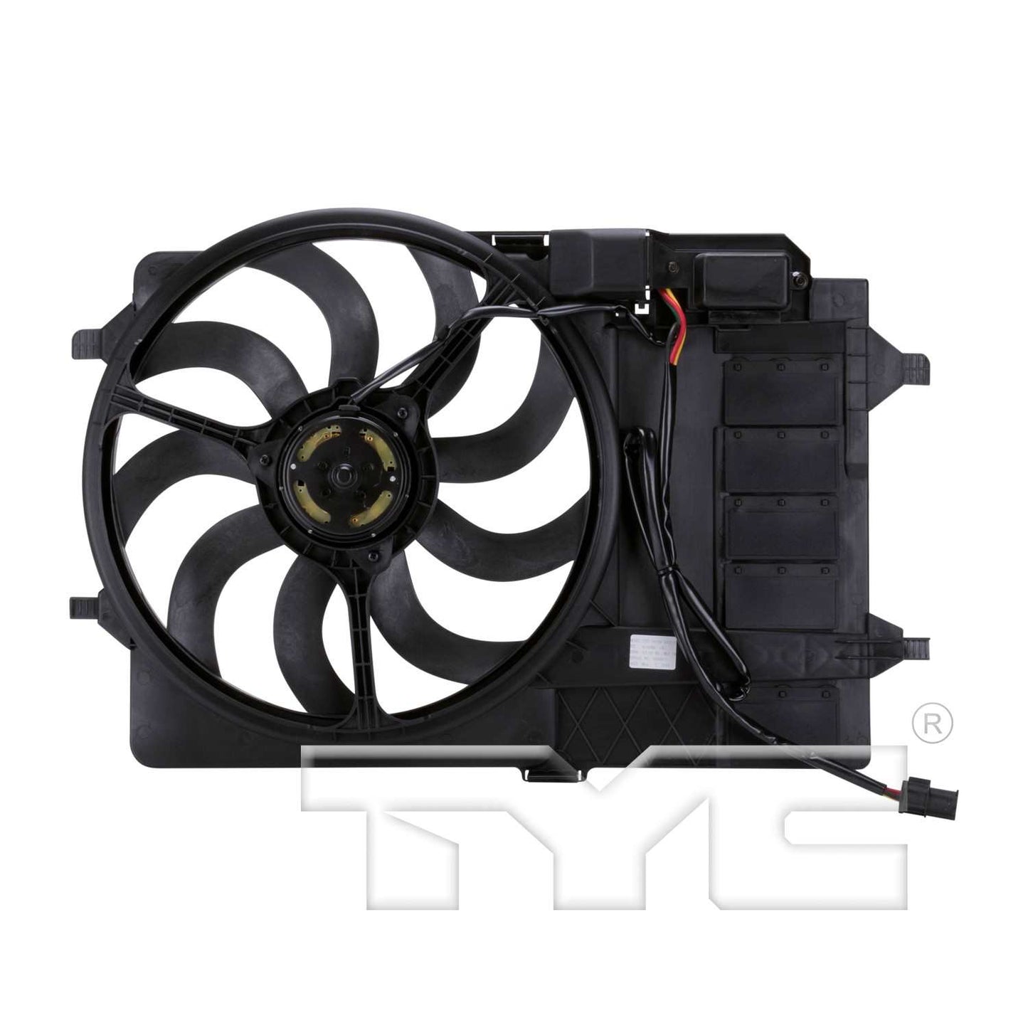 TYC Dual Radiator and Condenser Fan Assembly 621080