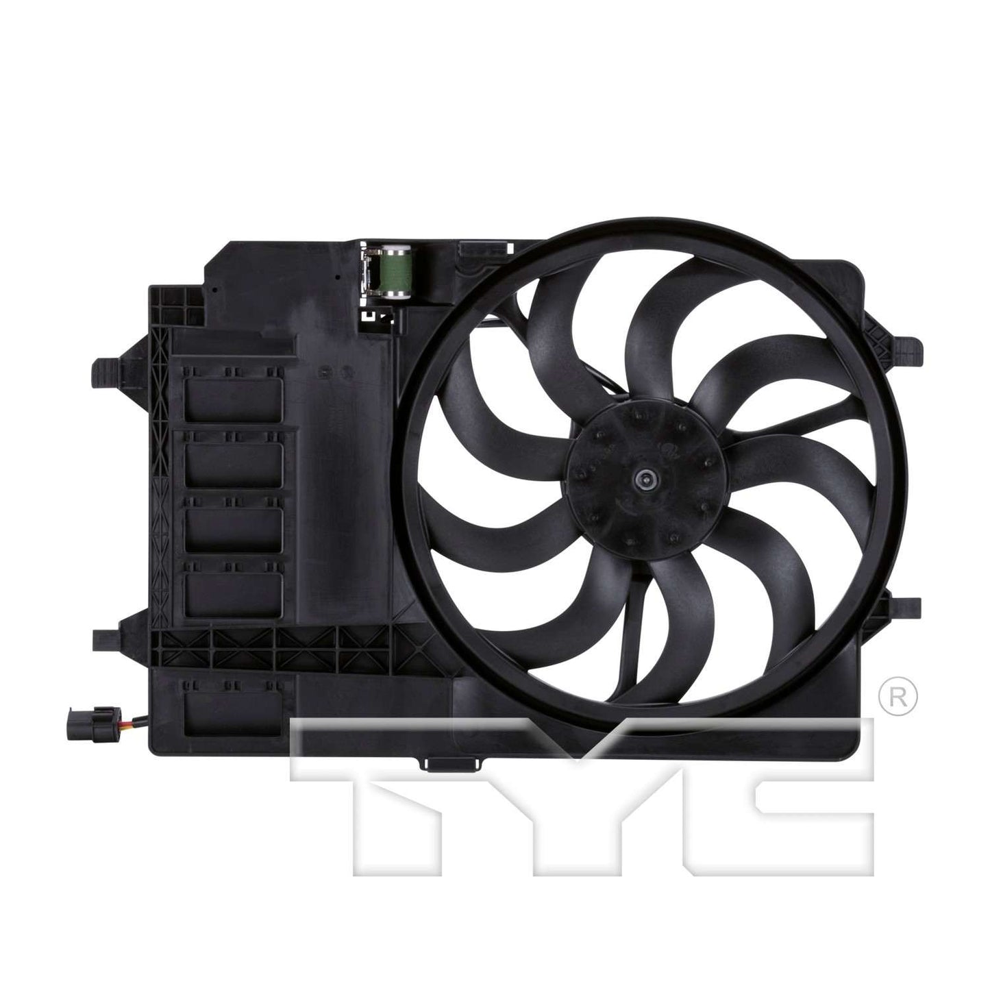 TYC Dual Radiator and Condenser Fan Assembly 621080