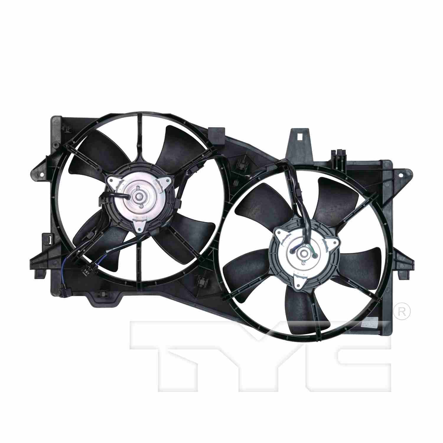 TYC Dual Radiator and Condenser Fan Assembly 621090