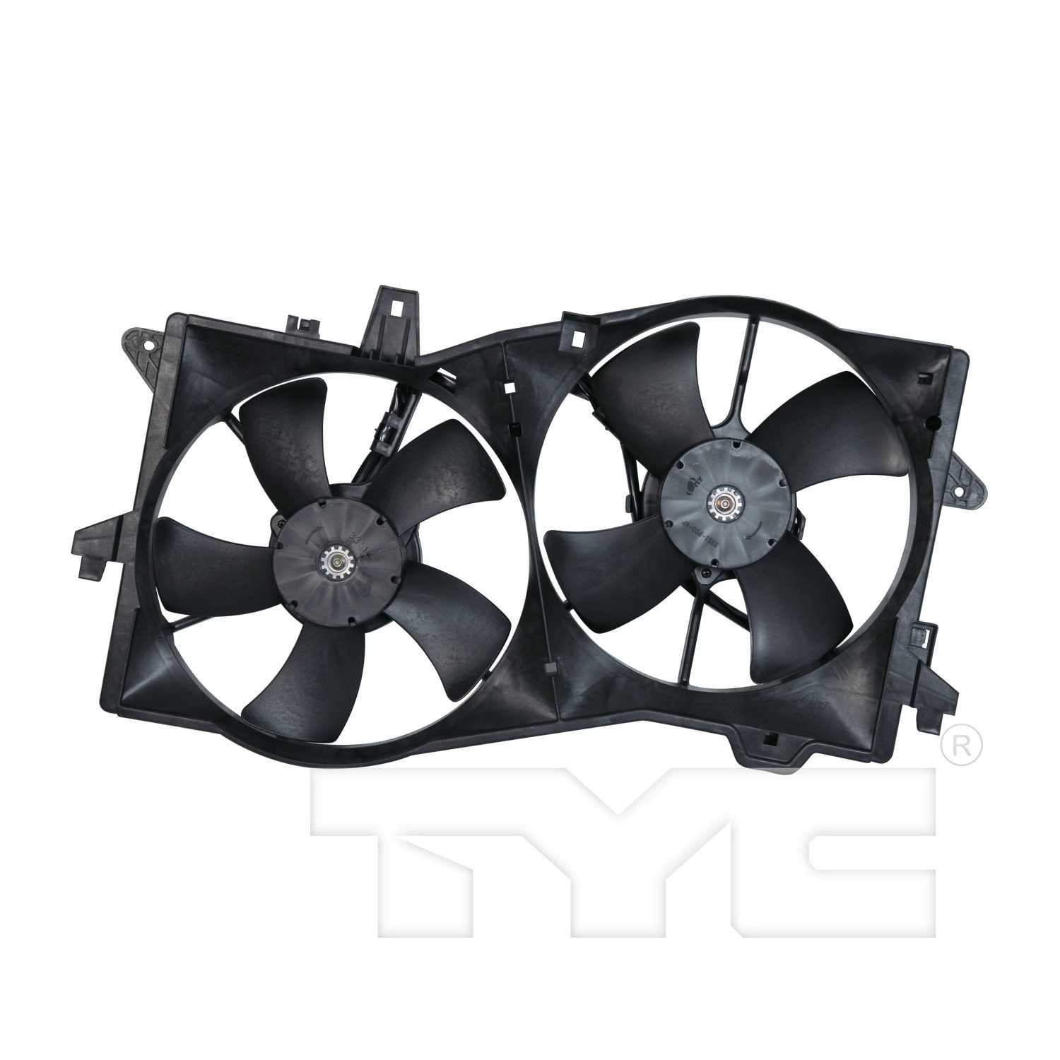 TYC Dual Radiator and Condenser Fan Assembly 621090