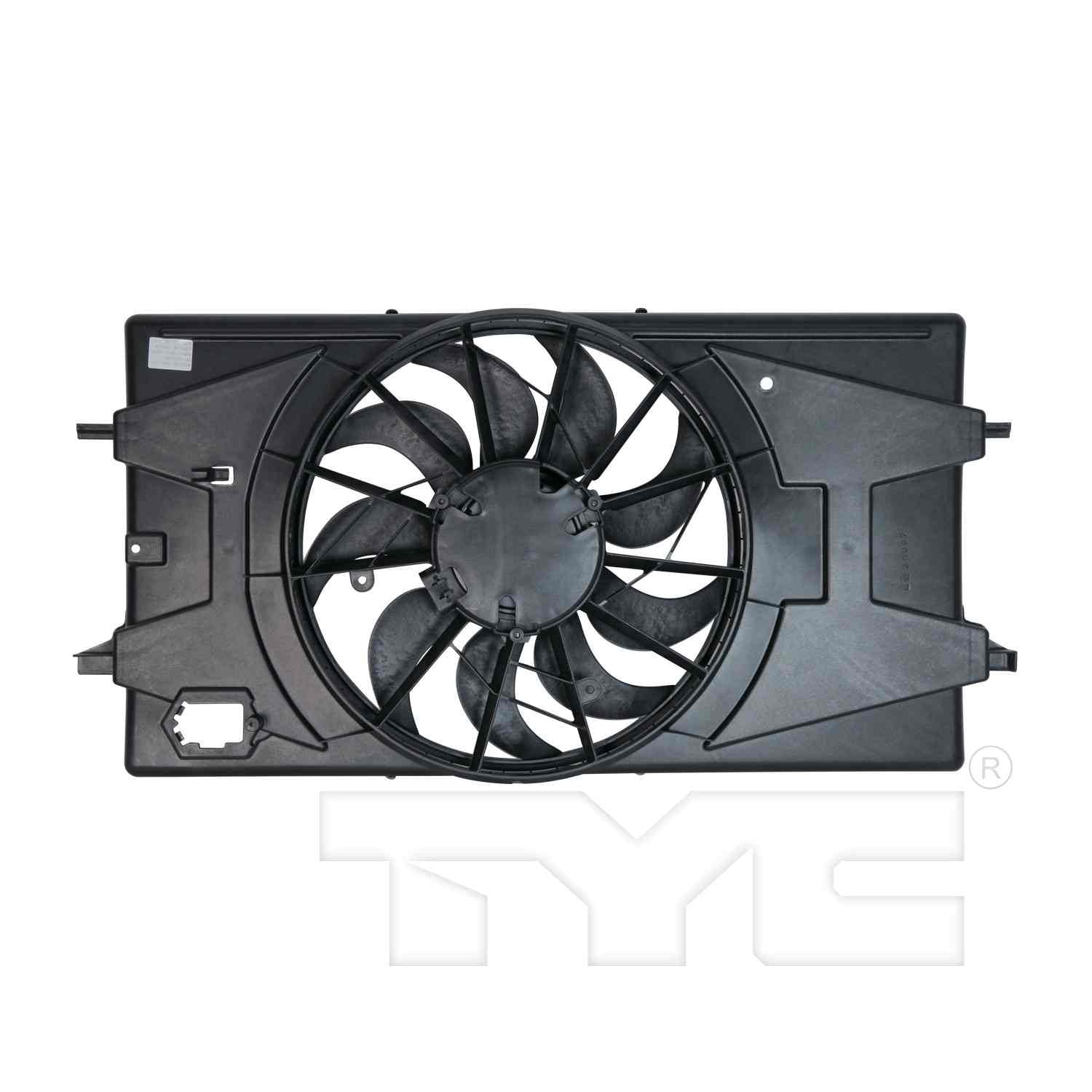 TYC Dual Radiator and Condenser Fan Assembly 621100