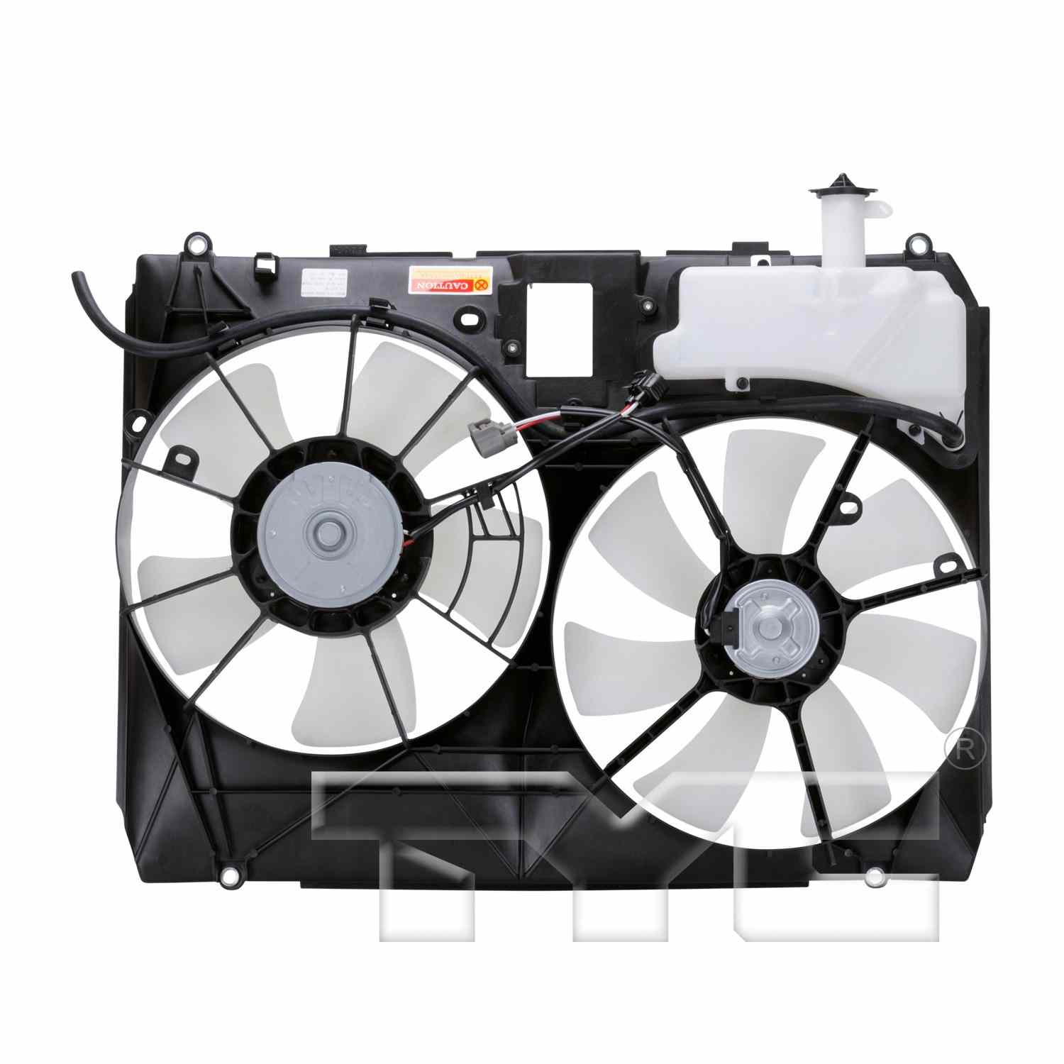 TYC Dual Radiator and Condenser Fan Assembly 621110