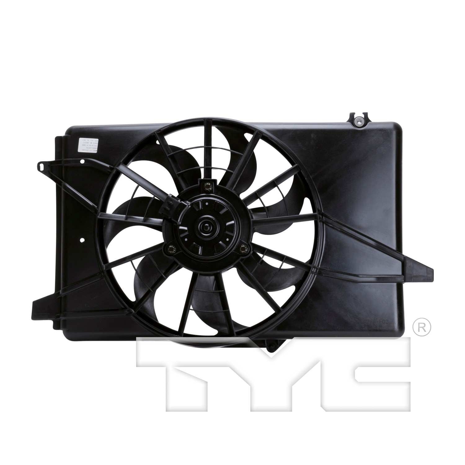 TYC Dual Radiator and Condenser Fan Assembly 621120