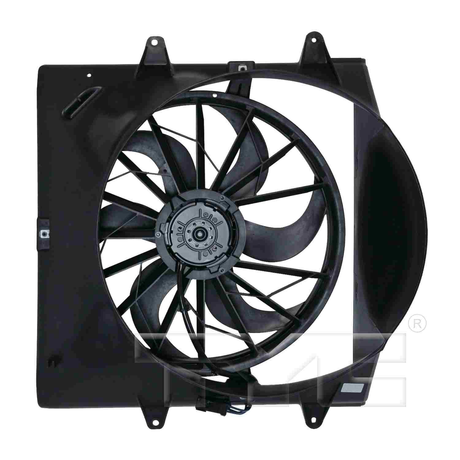 TYC Dual Radiator and Condenser Fan Assembly 621130