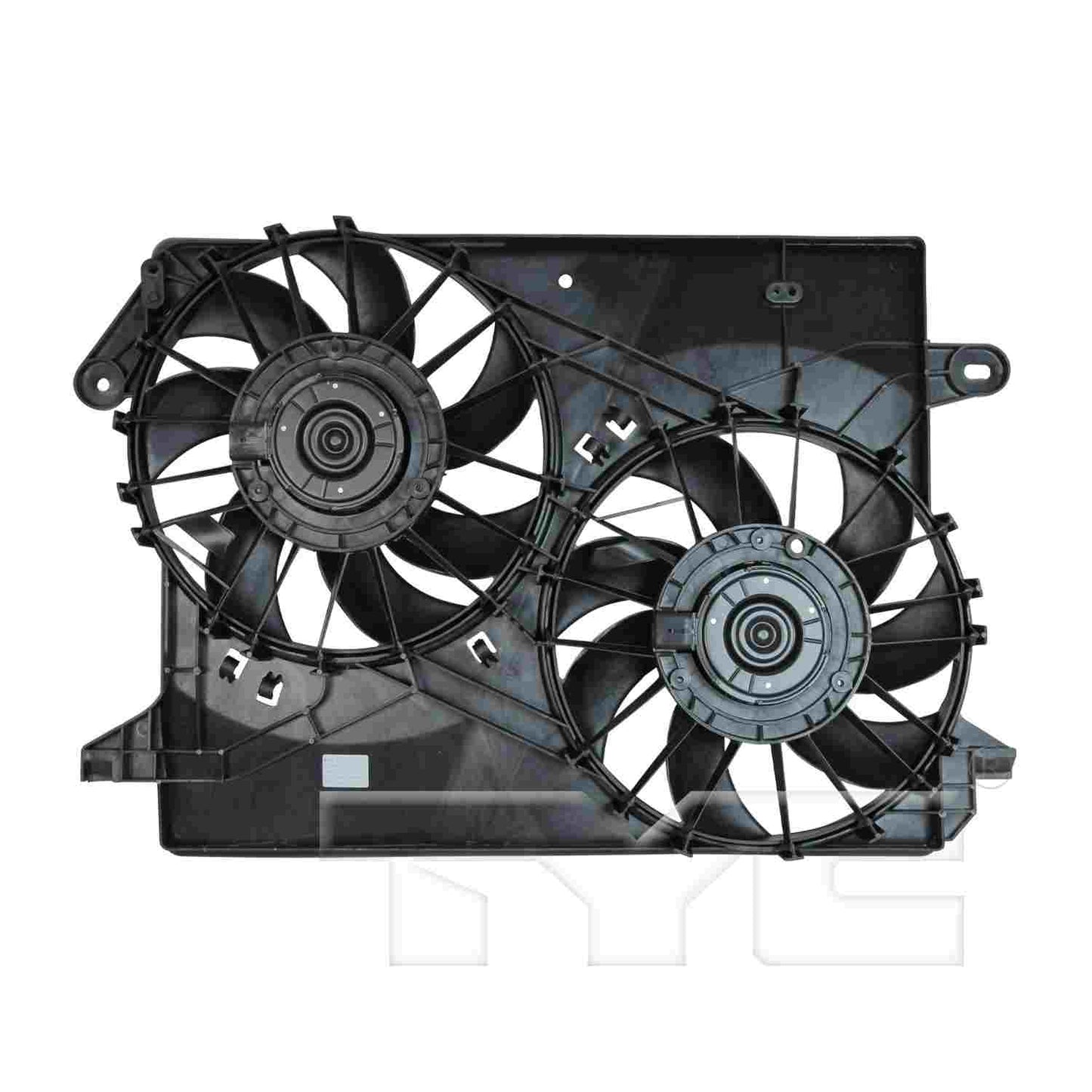 TYC Dual Radiator and Condenser Fan Assembly 621160