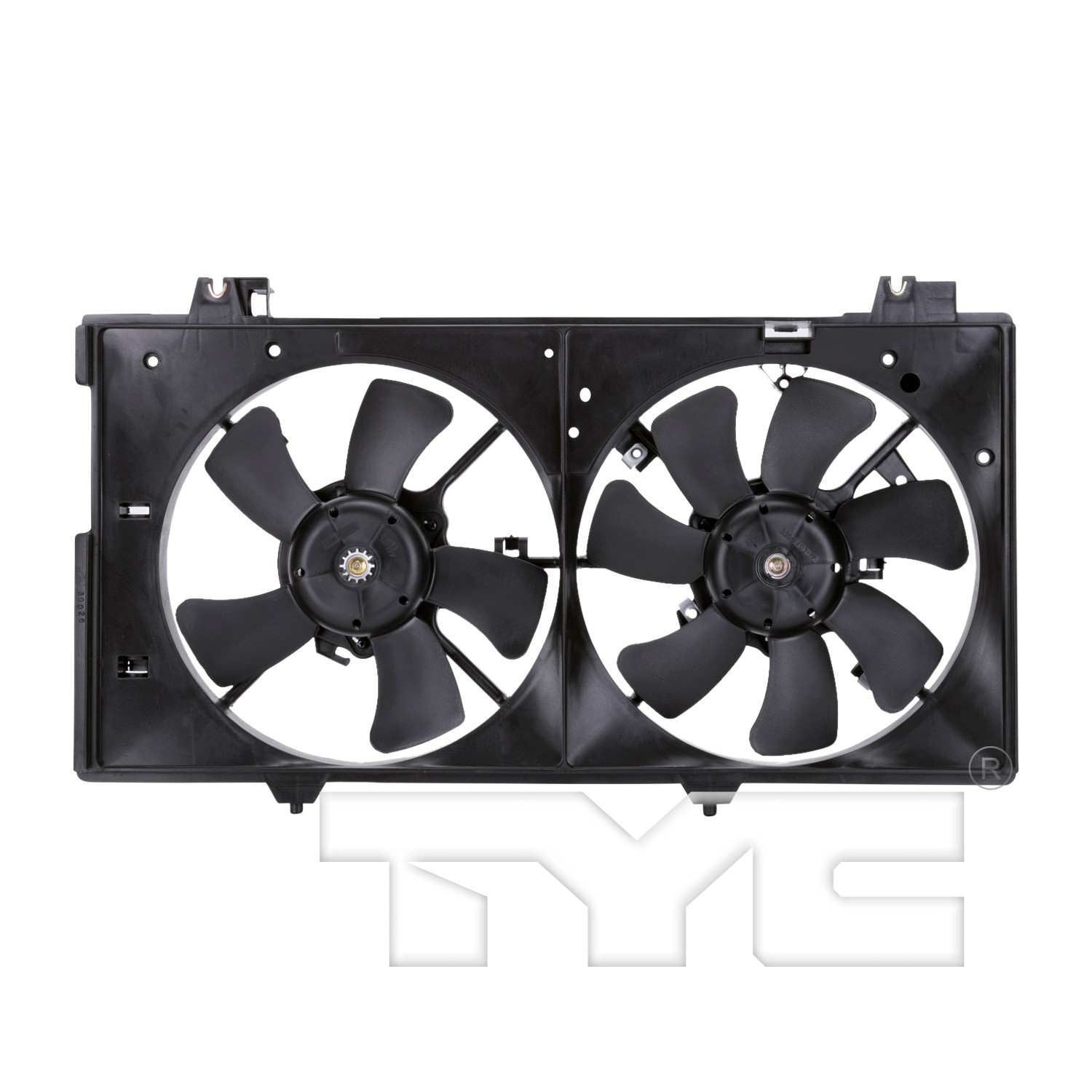 TYC Dual Radiator and Condenser Fan Assembly 621170