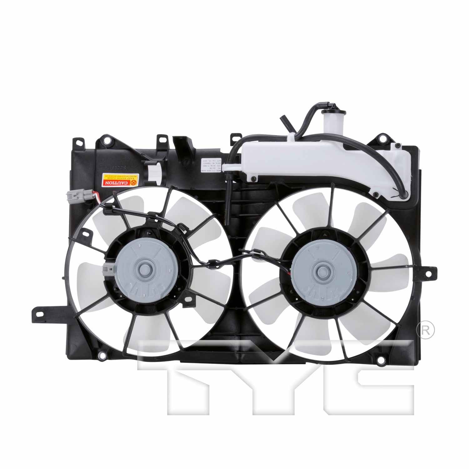 TYC Dual Radiator and Condenser Fan Assembly 621190