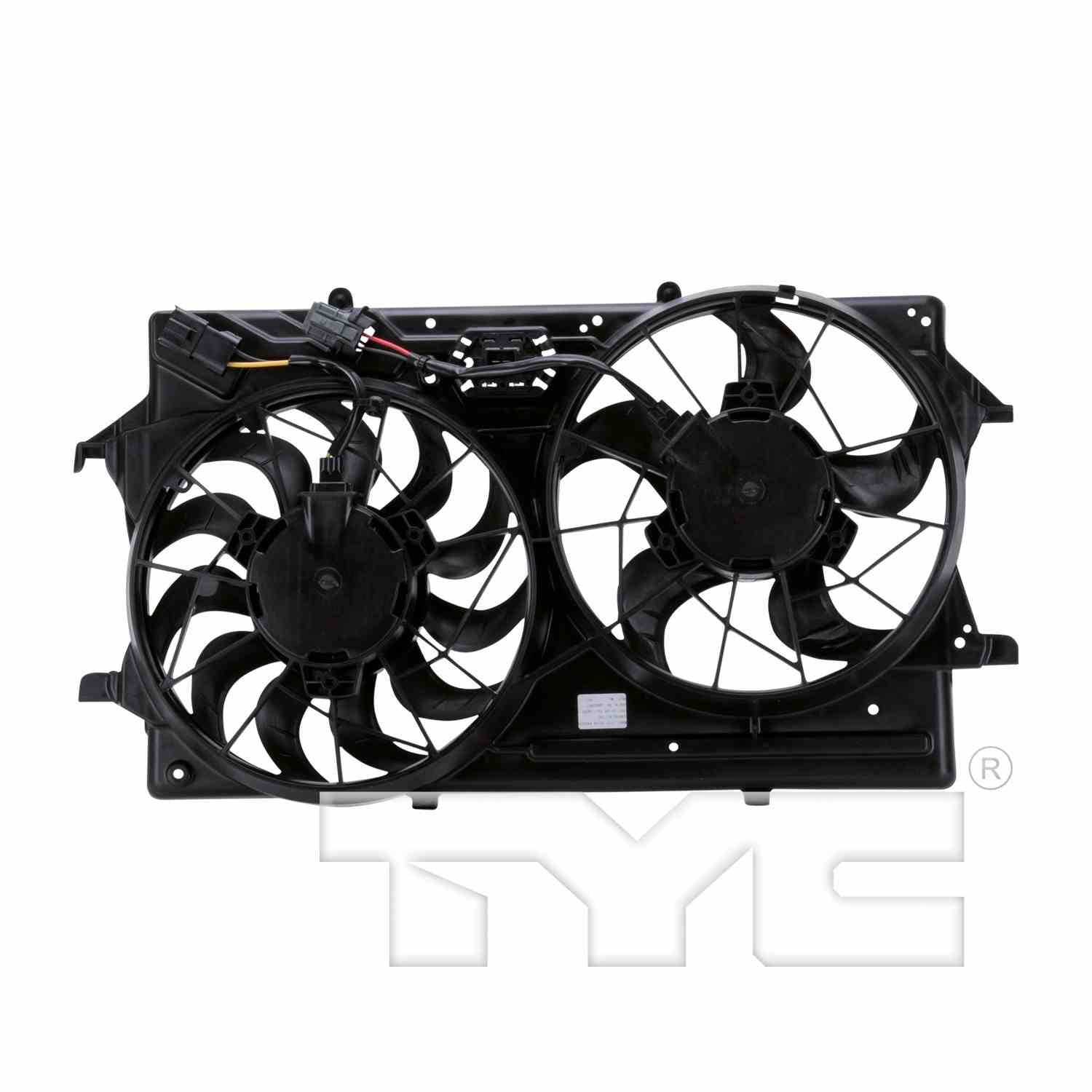 TYC Dual Radiator and Condenser Fan Assembly 621230