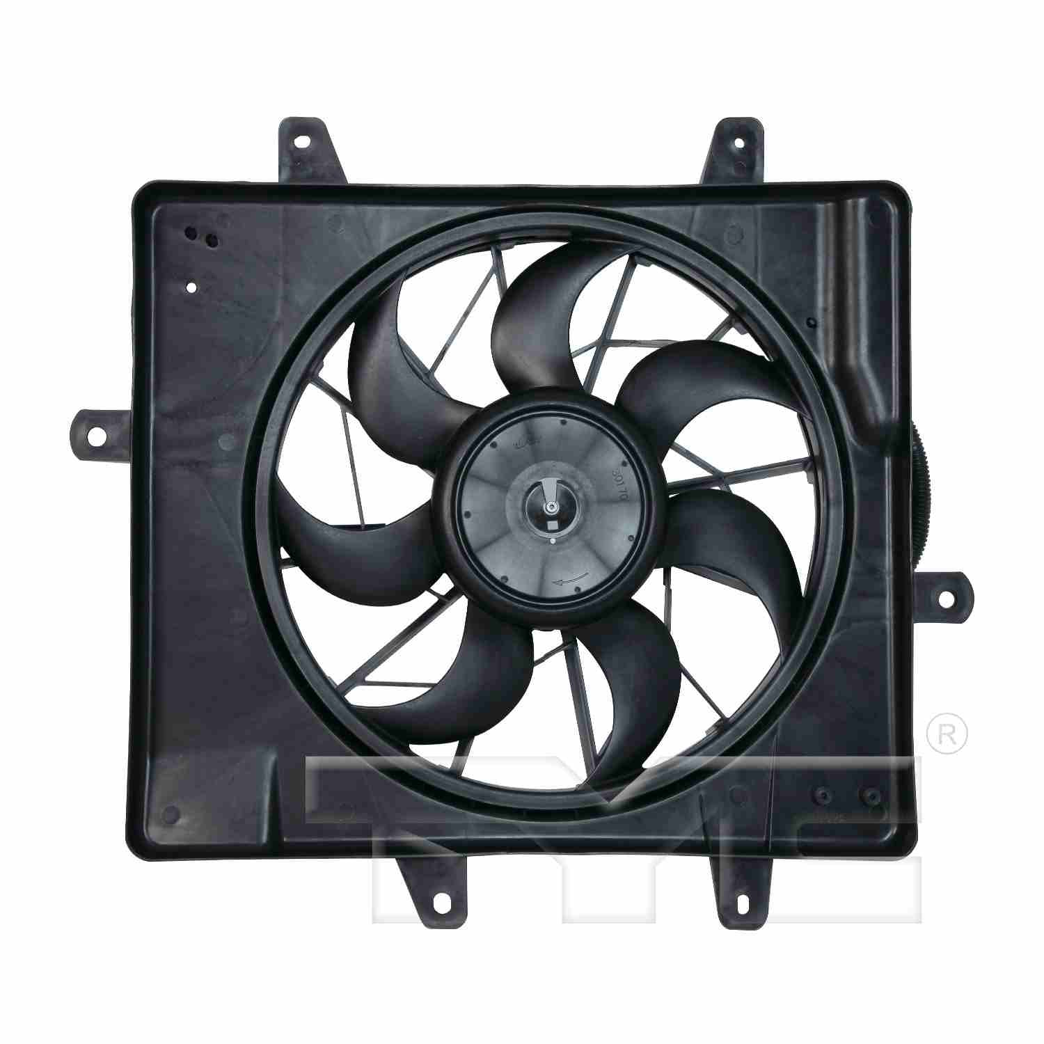 TYC Dual Radiator and Condenser Fan Assembly 621240